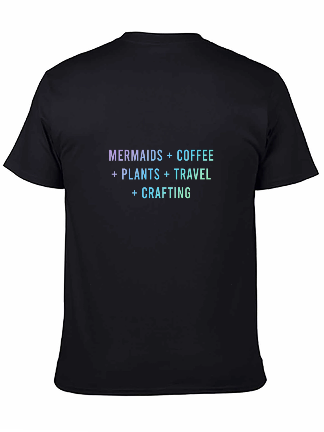 Mermaids Coffee Plants Travel Crafting T-Shirt
