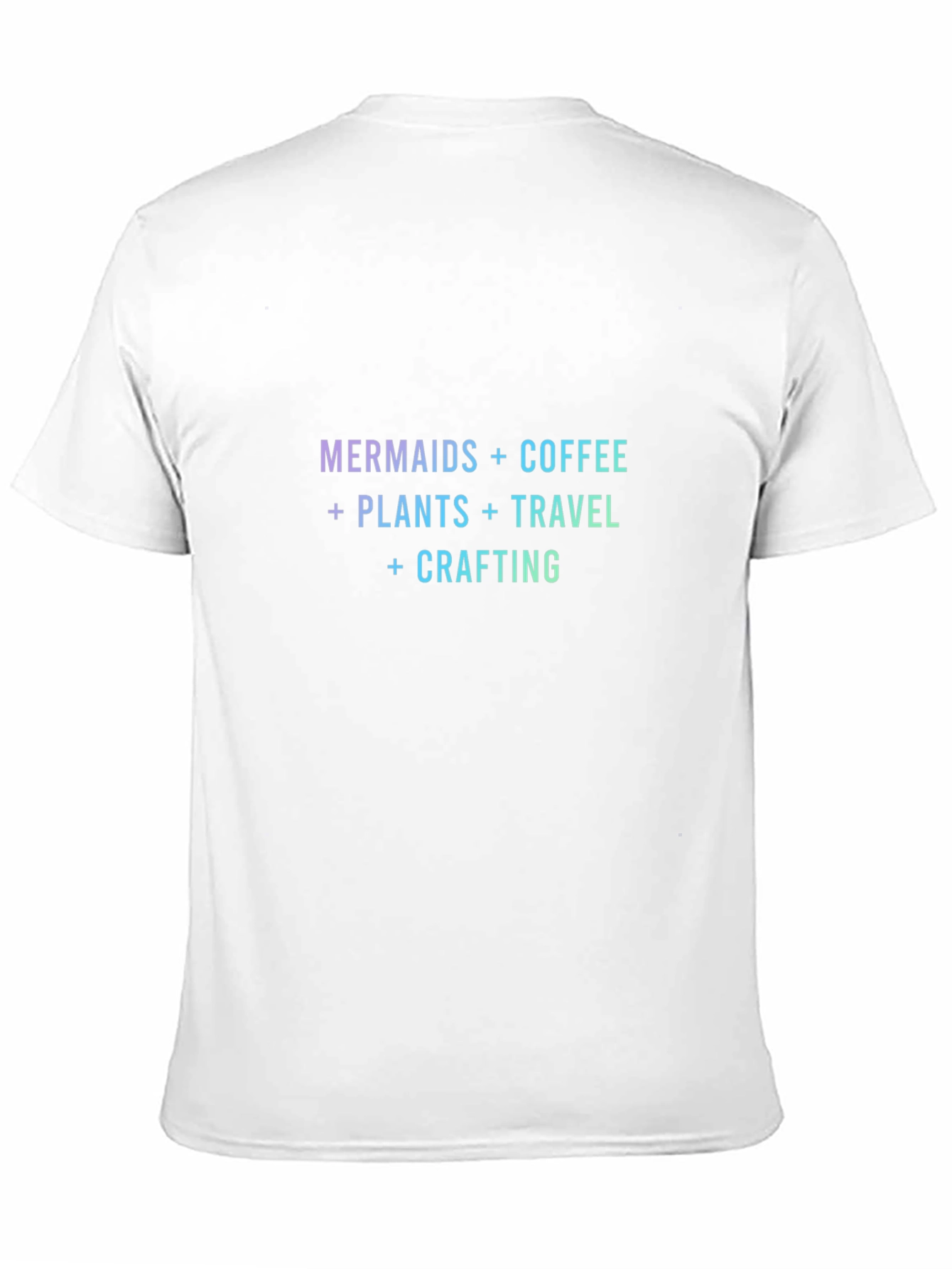 Mermaids Coffee Plants Travel Crafting T-Shirt
