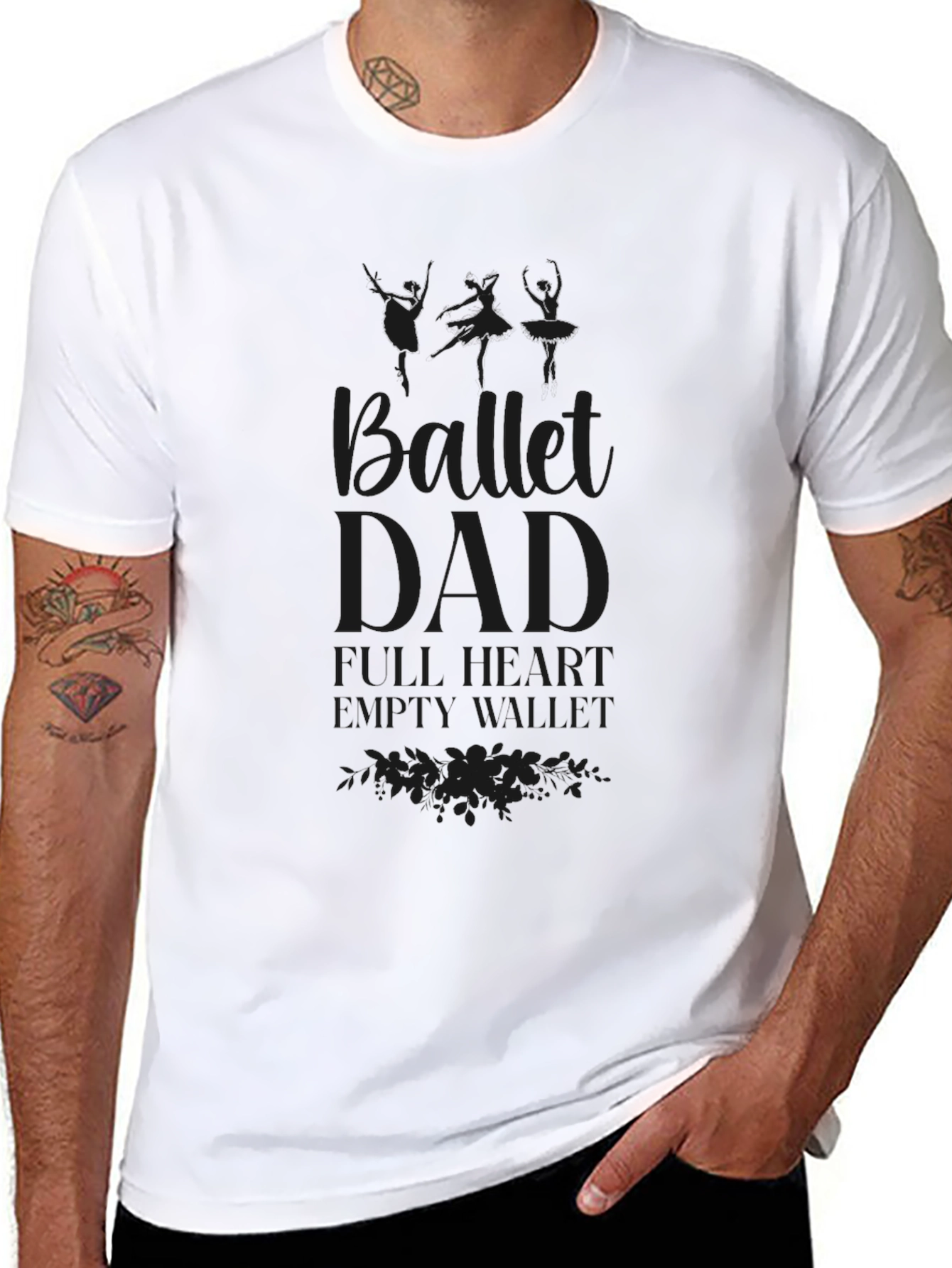 Ballet Dad T-Shirt - Full Heart Empty Wallet