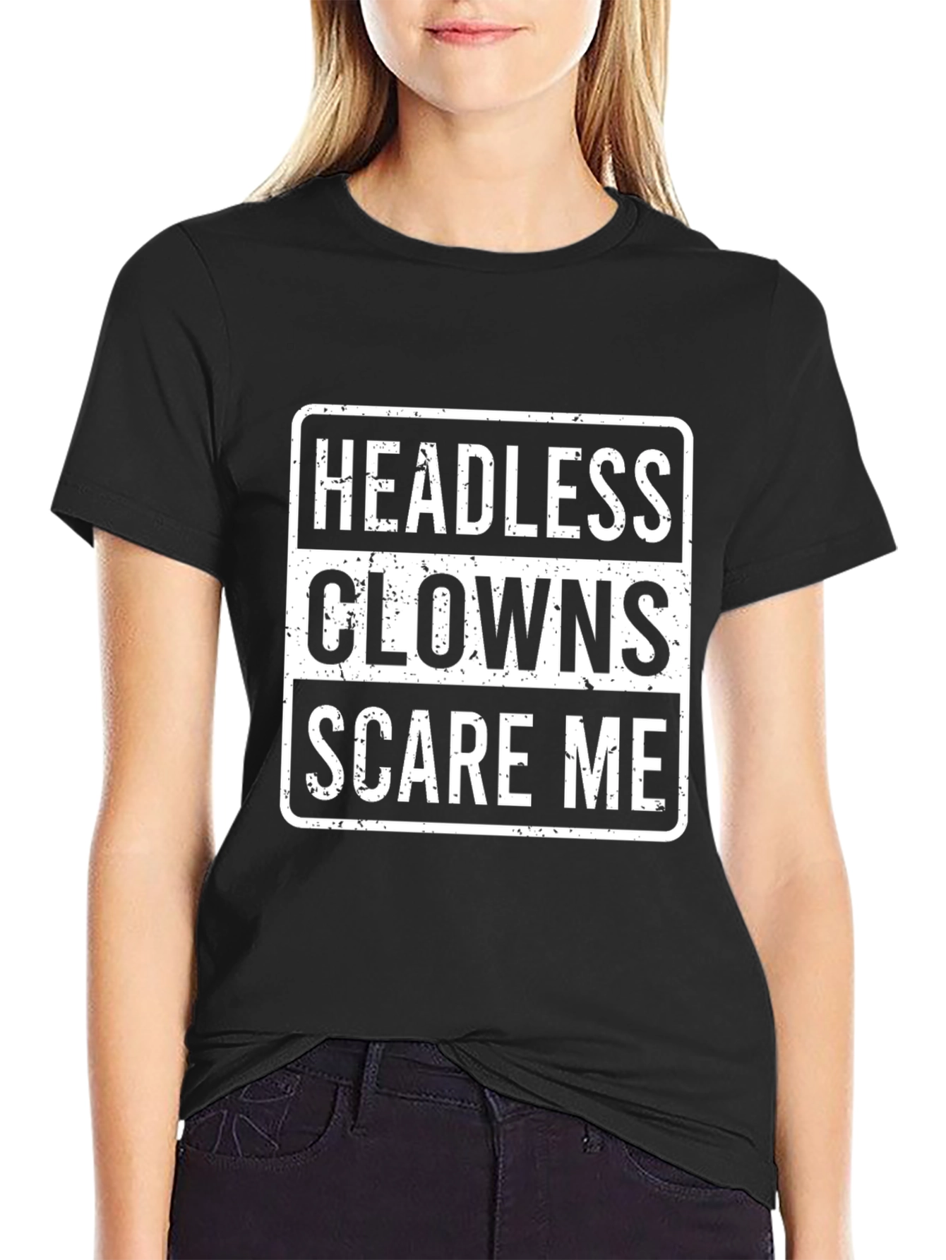 Headless Clowns Scare Me Graphic Tee