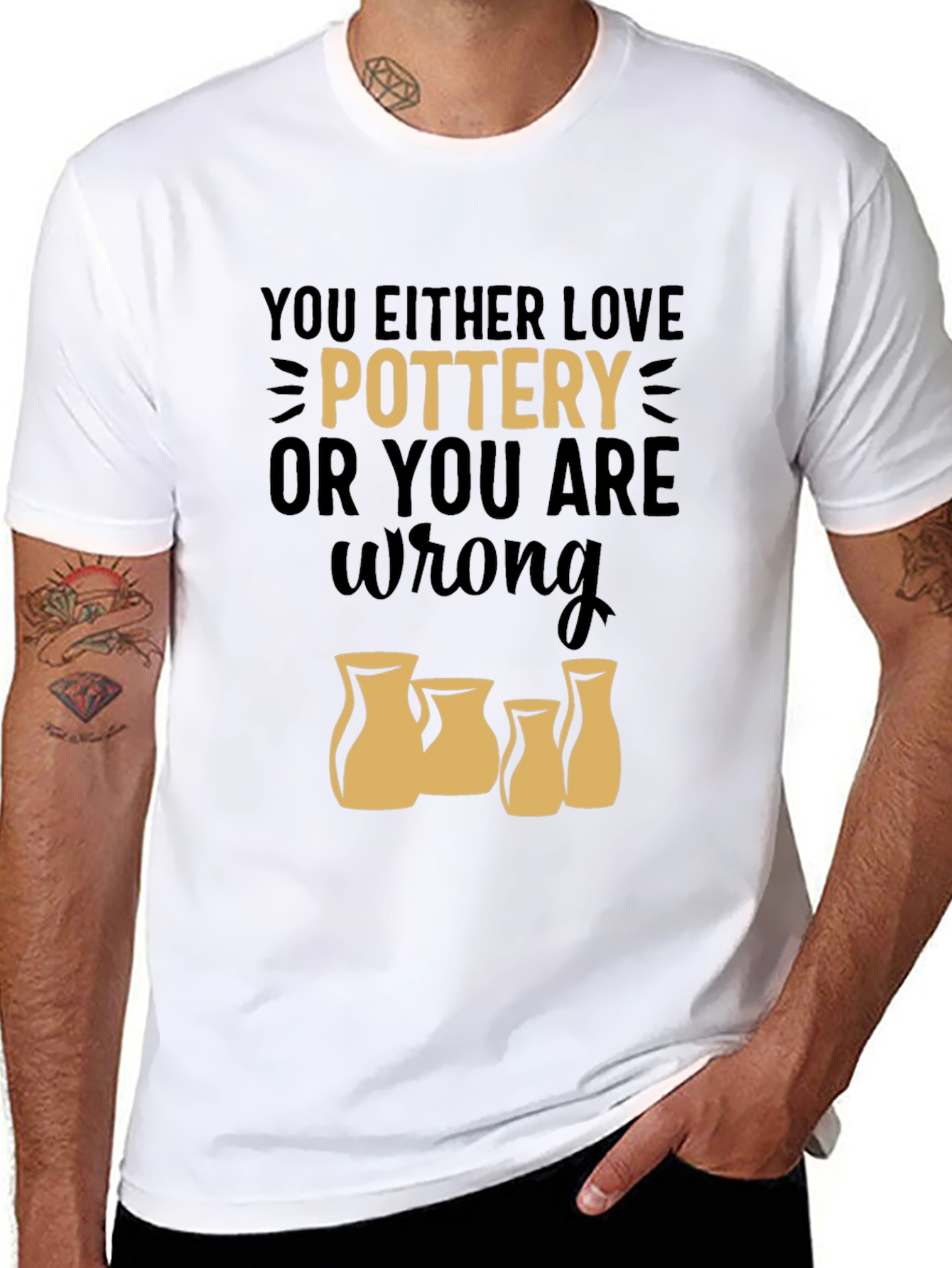 Pottery Lover T-Shirt - You Either Love Pottery