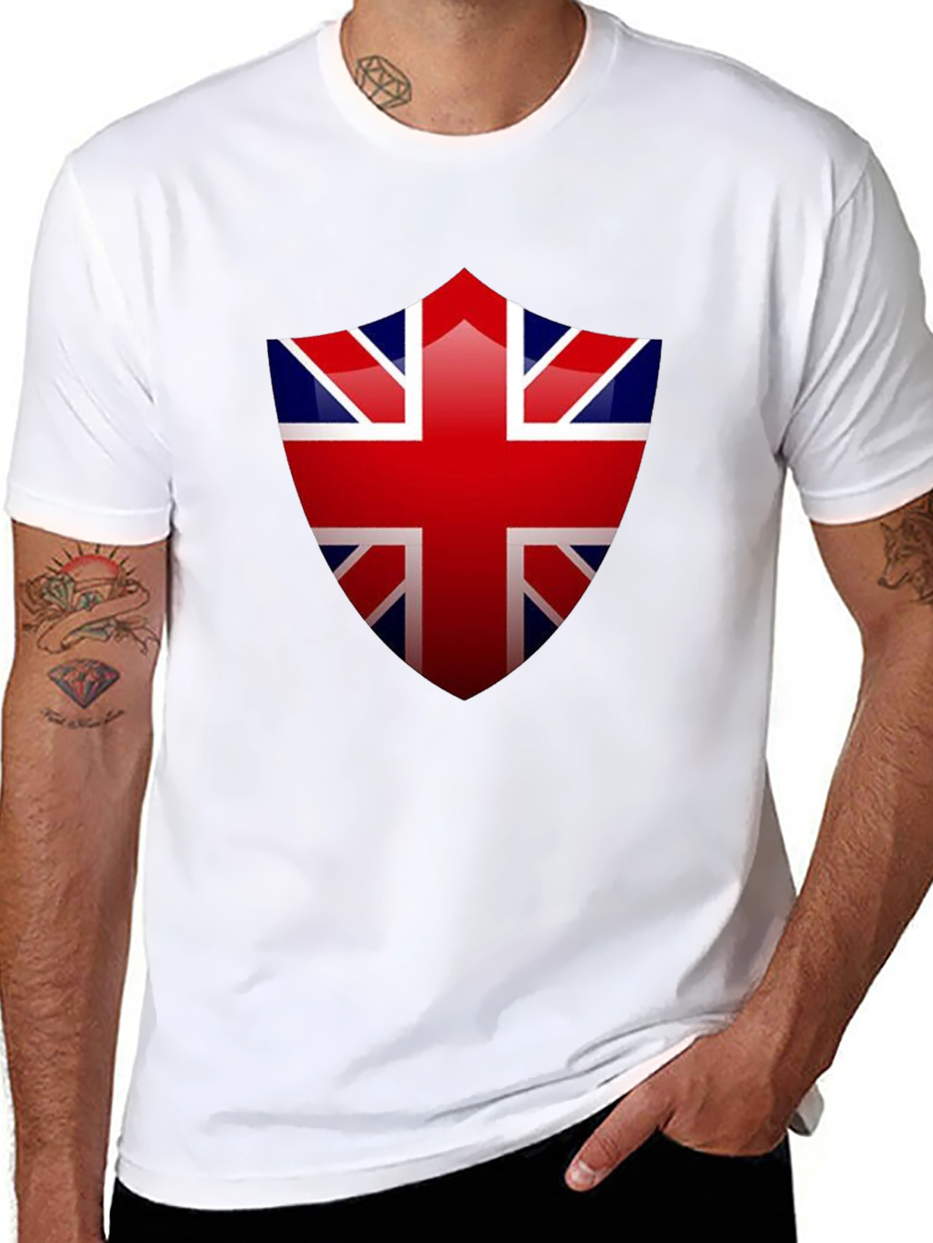 Union Jack Shield Graphic Tee