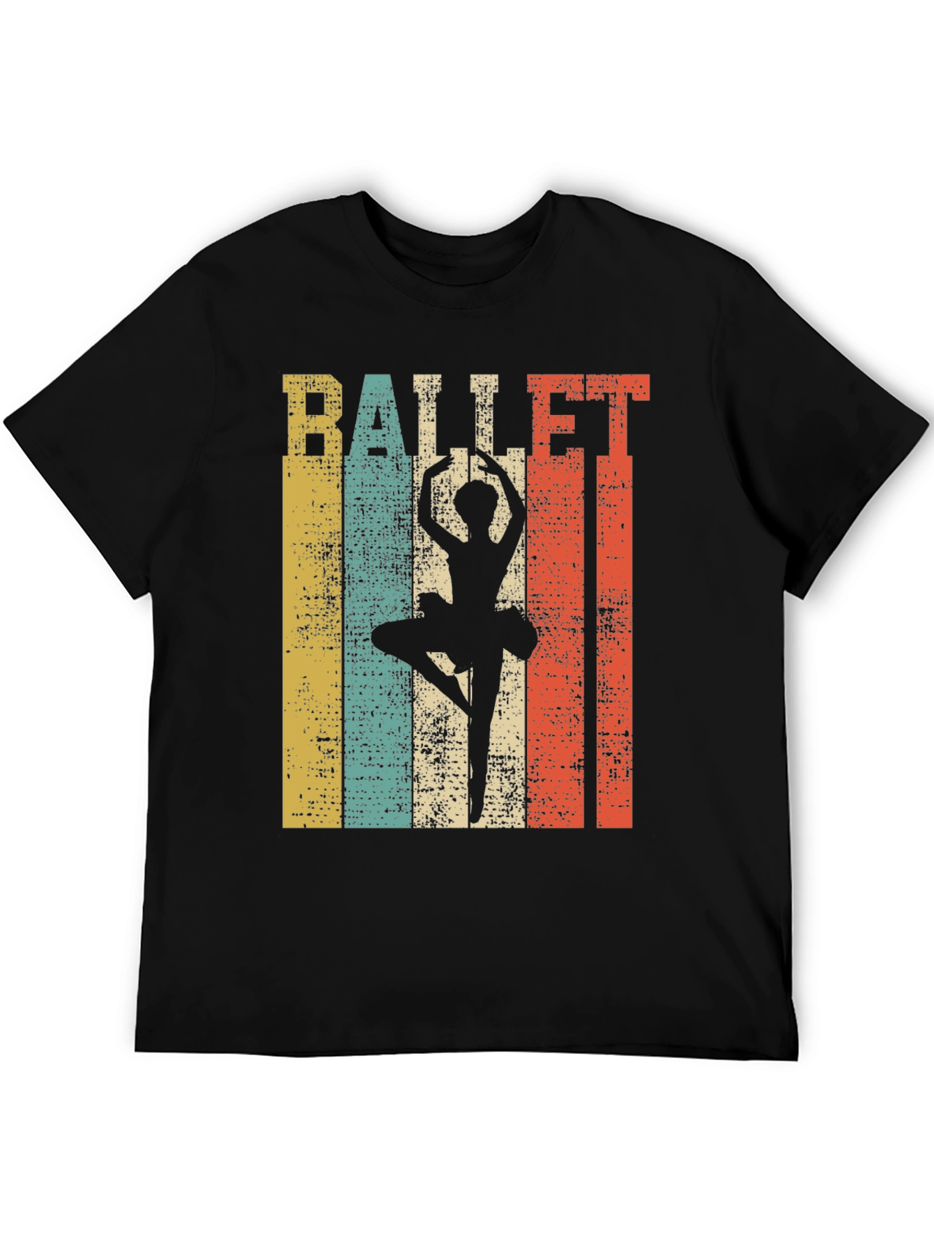 Ballet Dancer Retro Style Graphic Tee