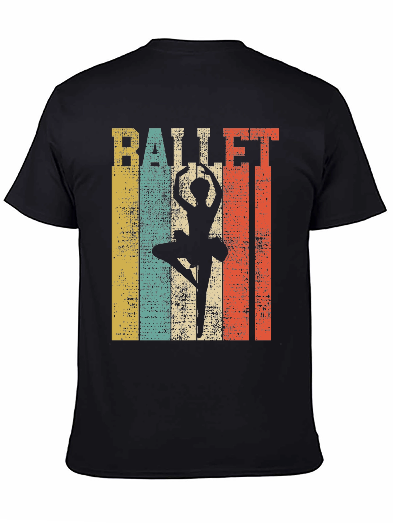 Ballet Dancer Retro Style Graphic Tee