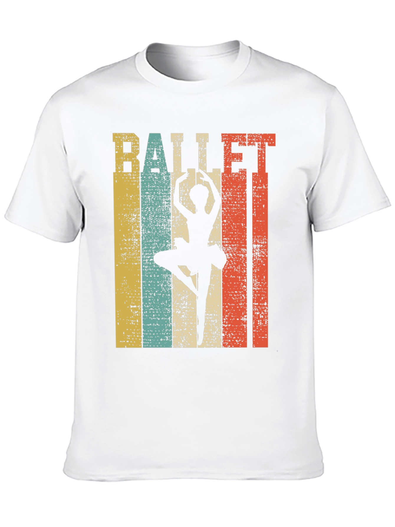 Ballet Dancer Retro Style Graphic Tee