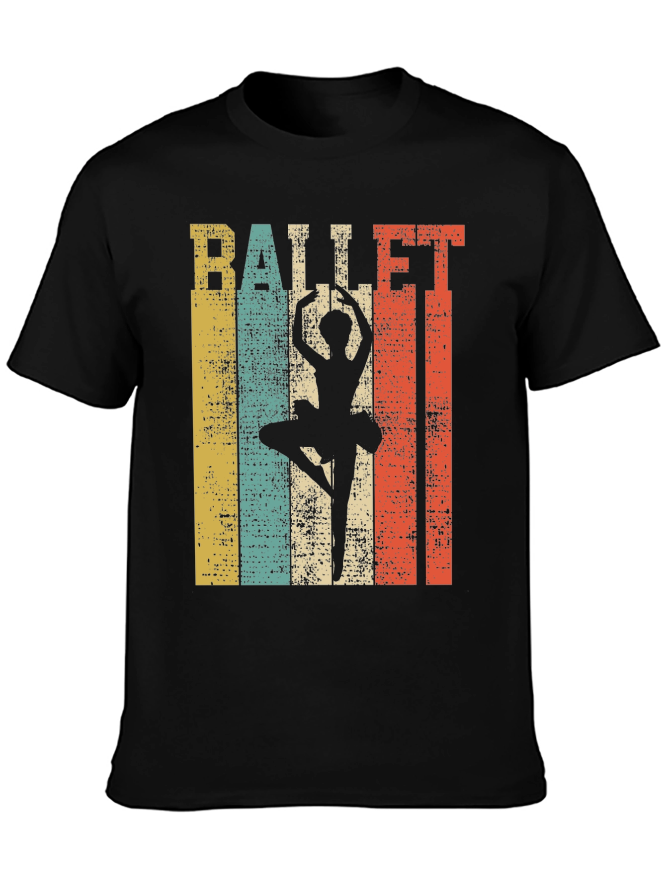 Ballet Dancer Retro Style Graphic Tee