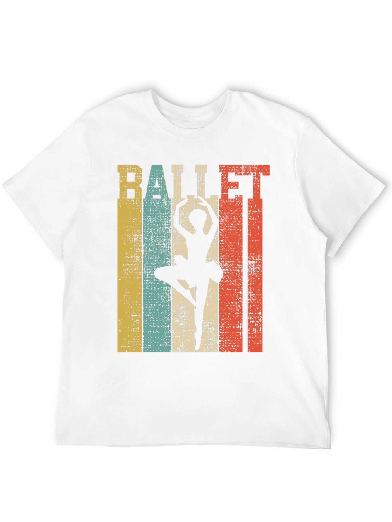 Ballet Dancer Retro Style Graphic Tee