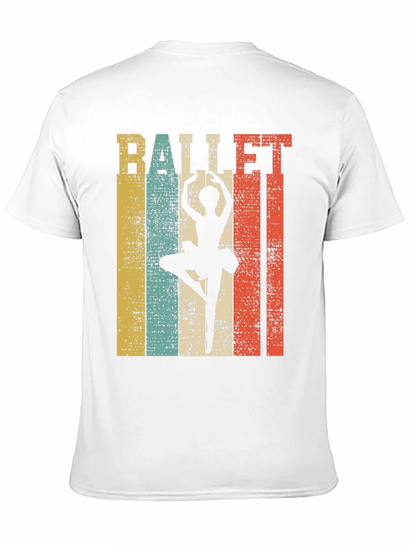 Ballet Dancer Retro Style Graphic Tee