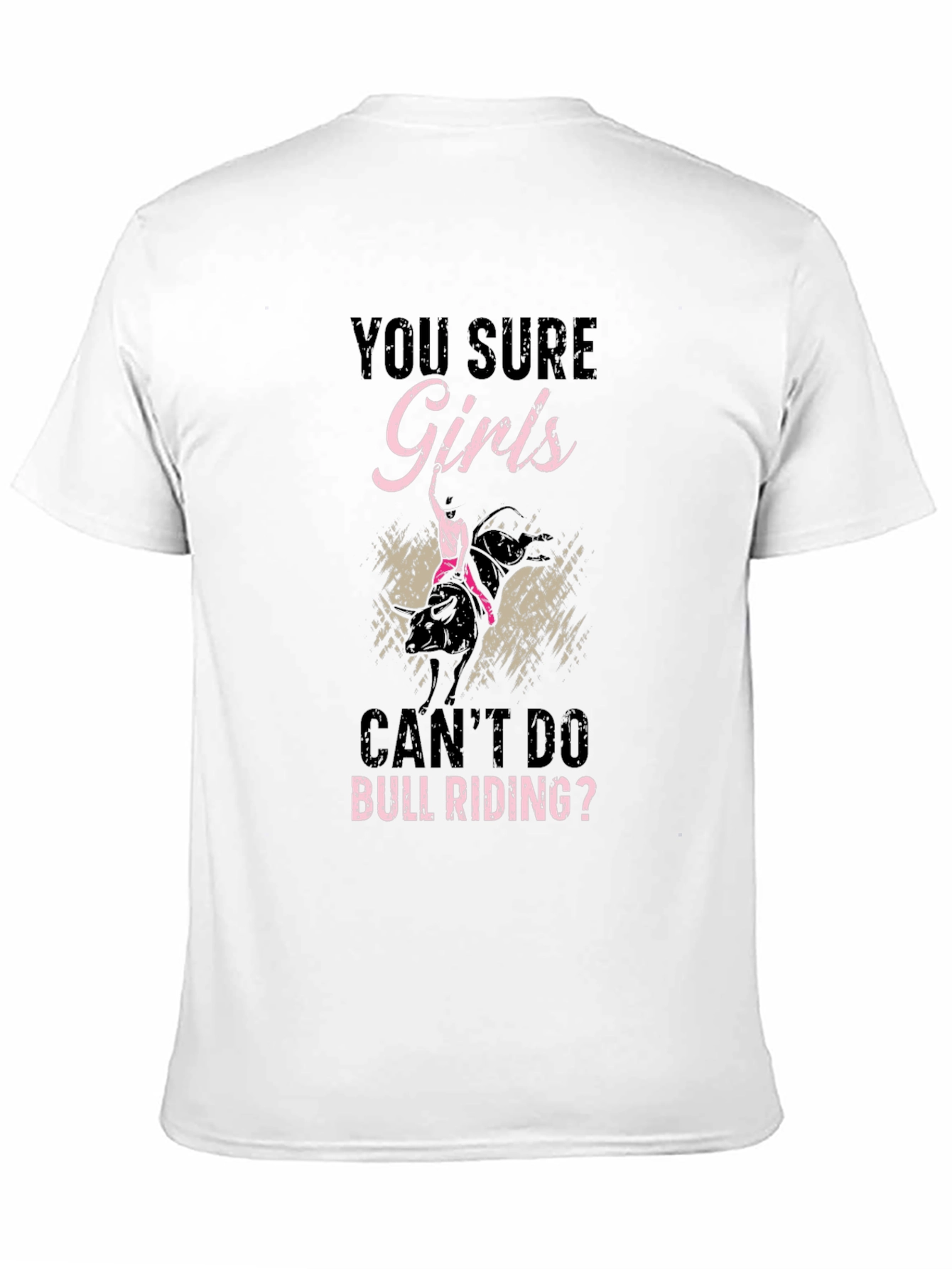 Girls Can Bull Riding Graphic T-Shirt
