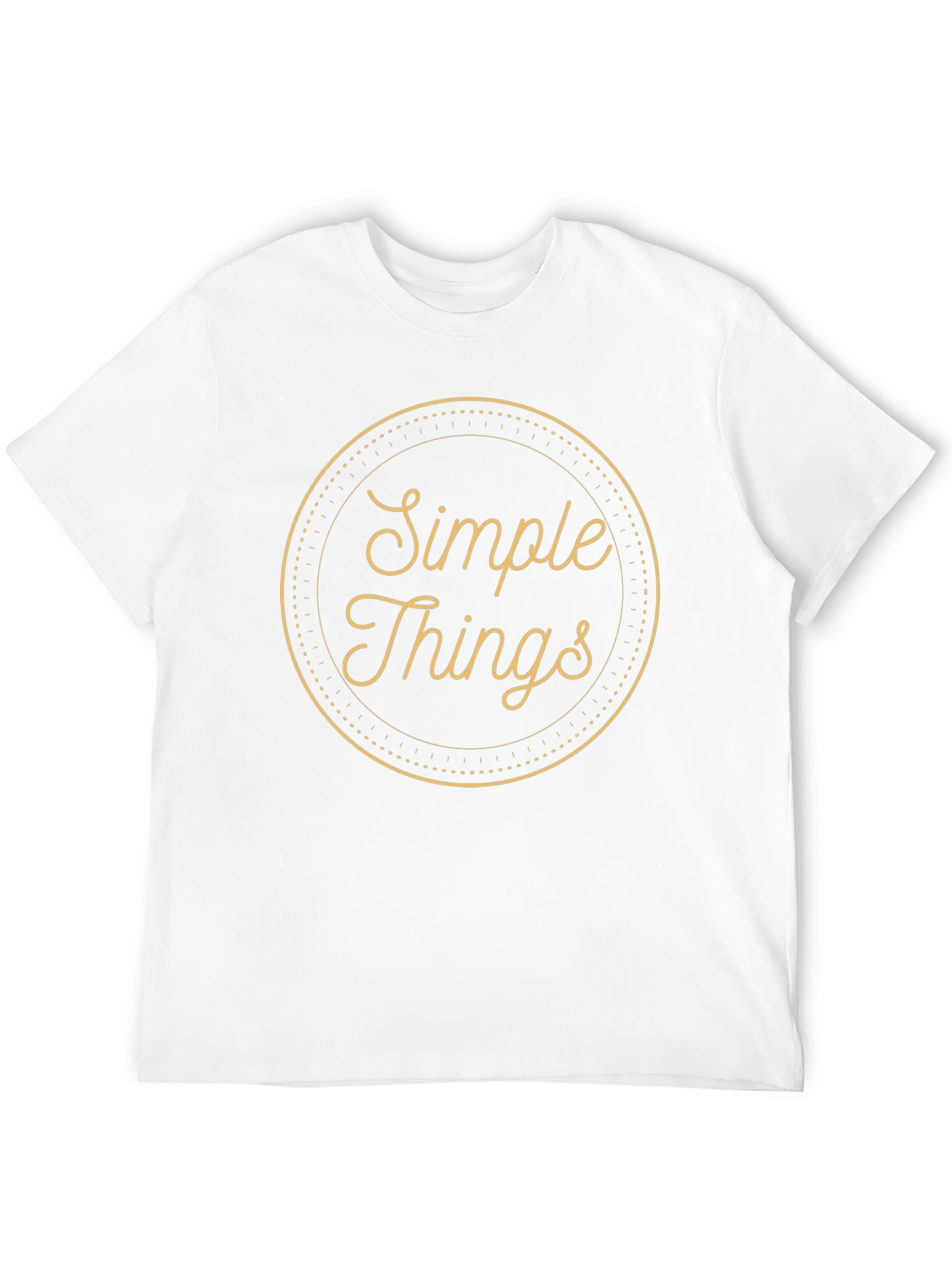 Simple Things Graphic Tee - Classic Black T-Shirt