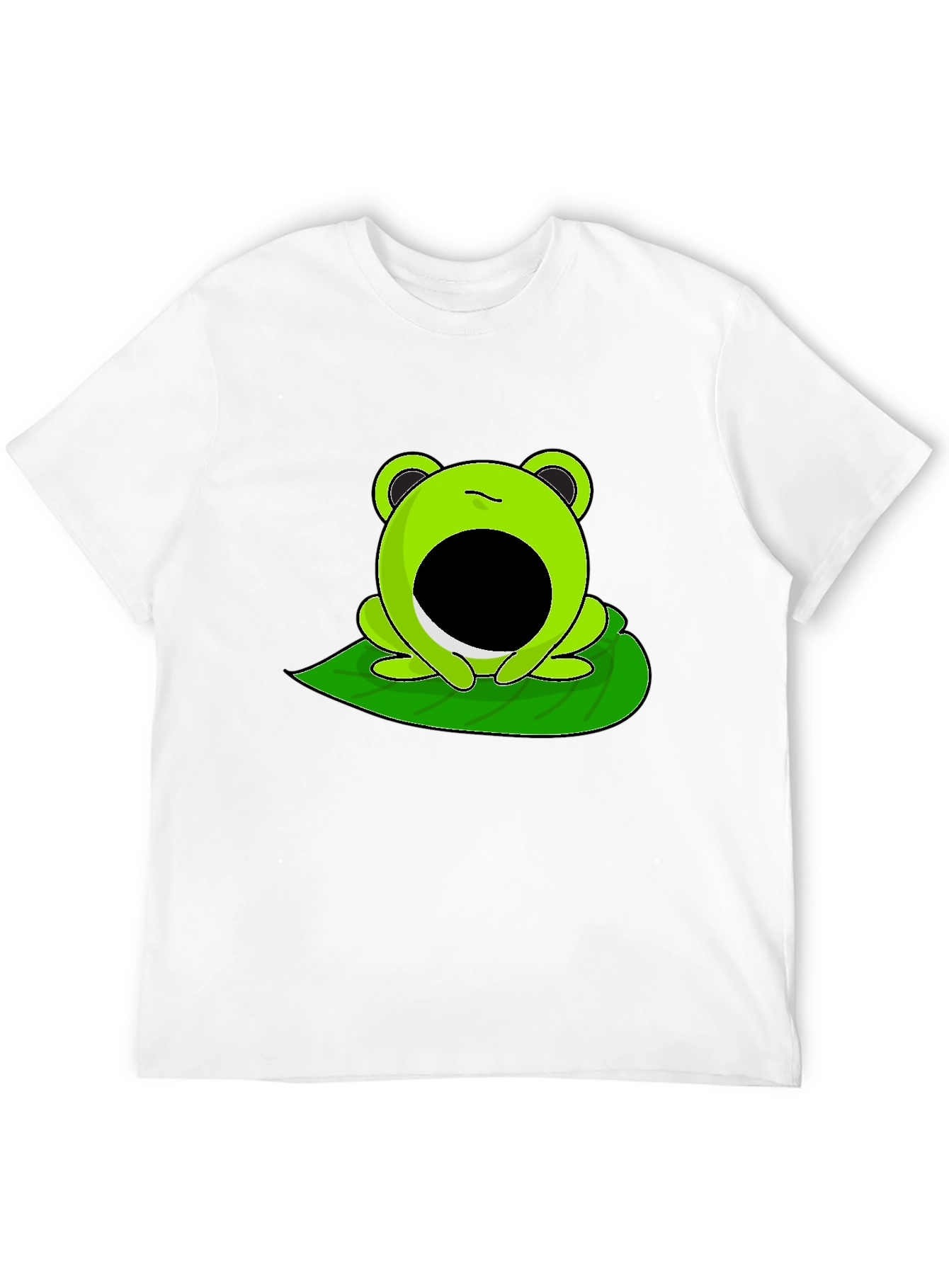Froggy Face T-Shirt - Black