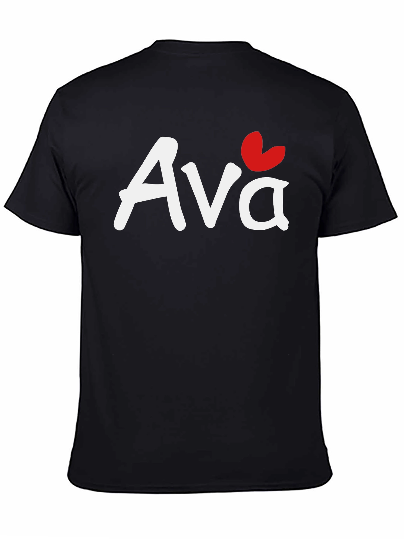 Personalized Ava Heart T-Shirt