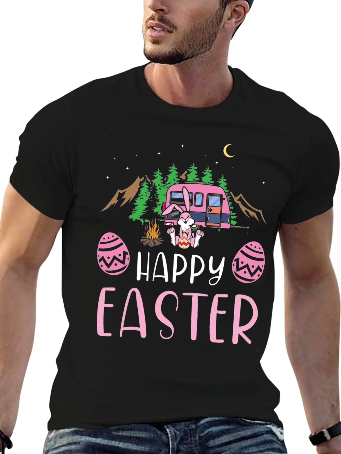 Happy Easter Camping T-Shirt