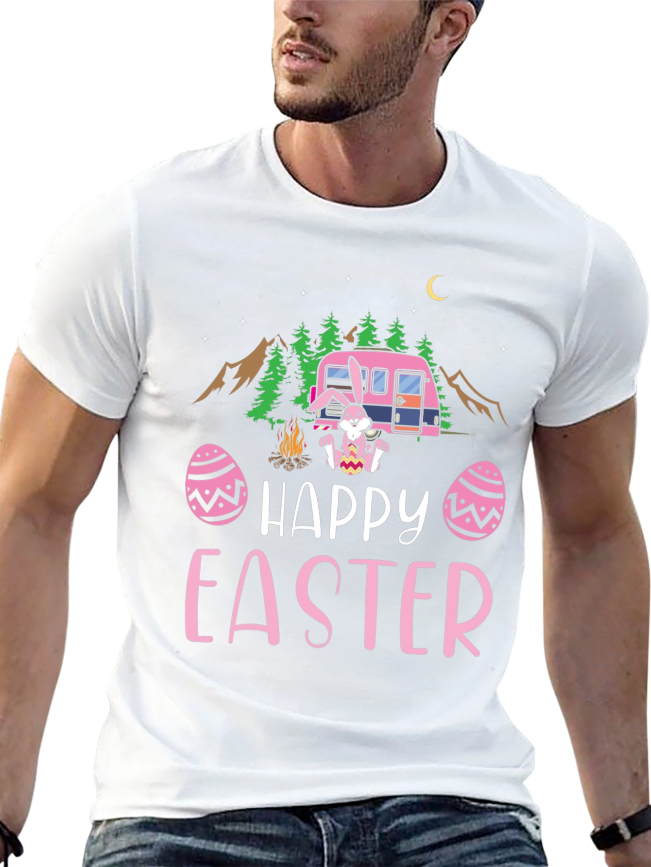 Happy Easter Camping T-Shirt
