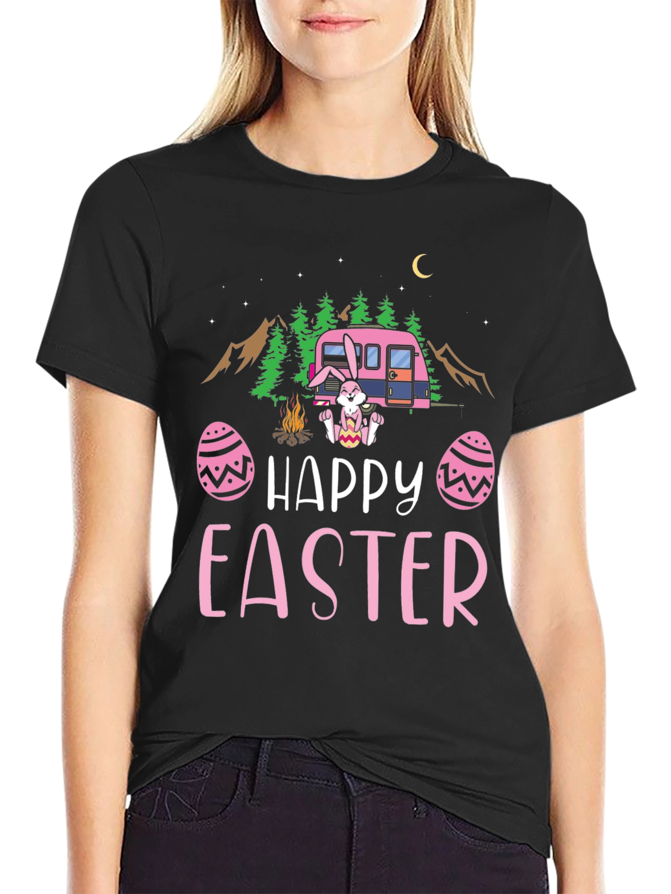 Happy Easter Camping T-Shirt