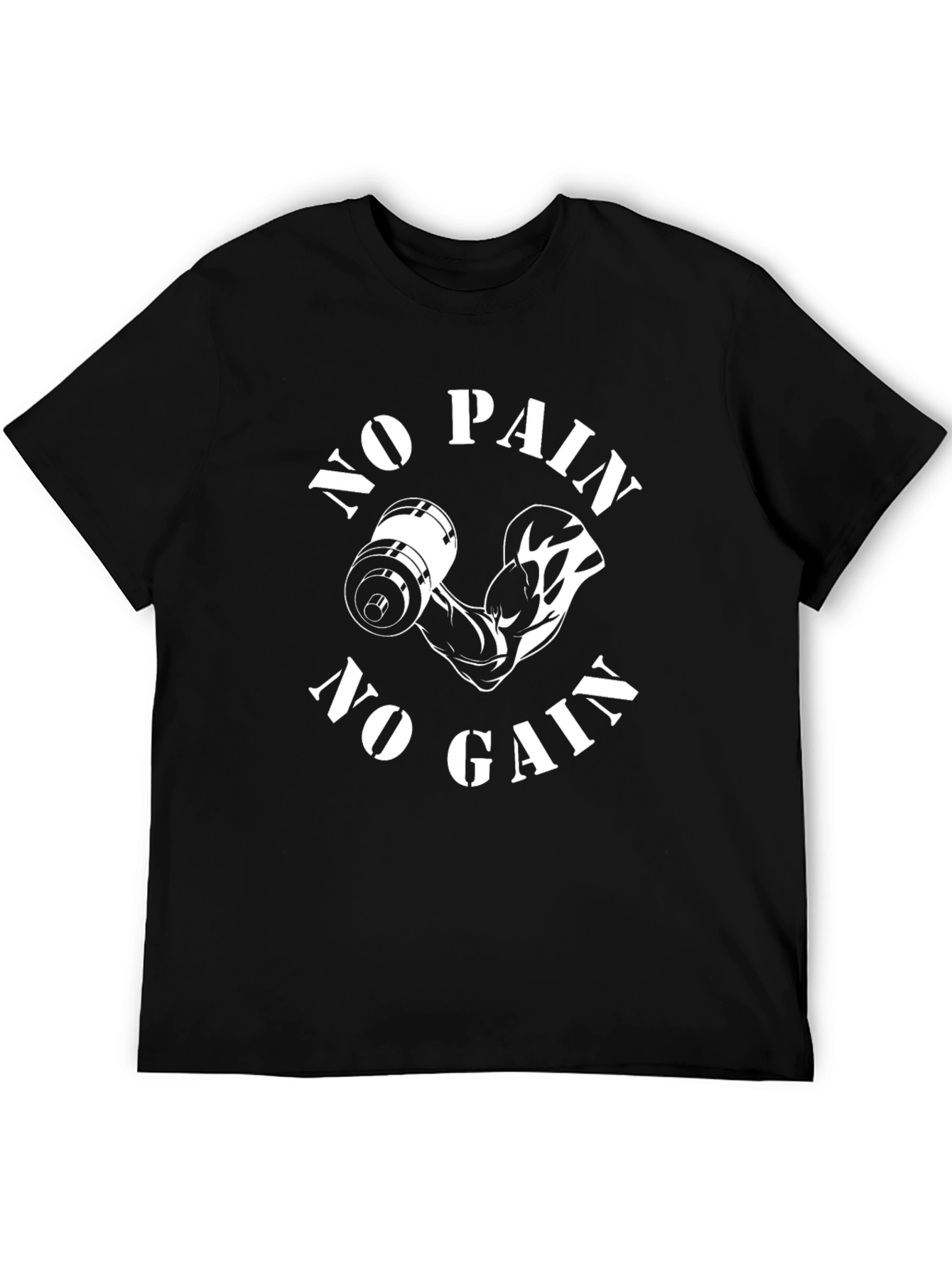No Pain No Gain T-Shirt - Gym Motivation
