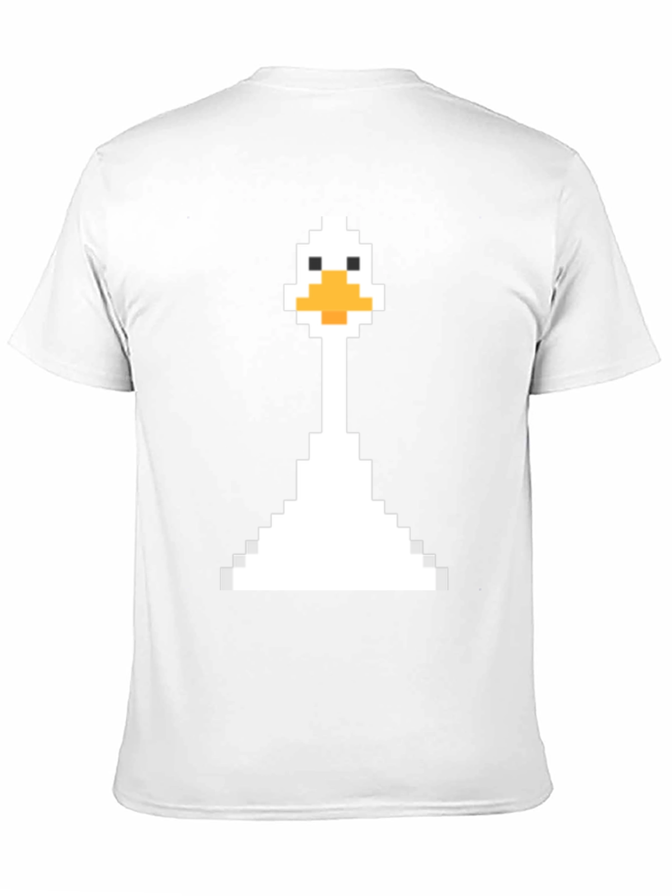 Pixel Goose Black T-Shirt - Retro Gaming Style