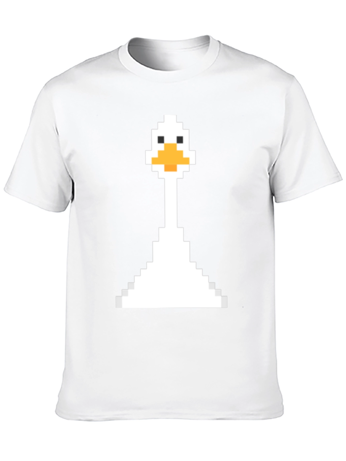 Pixel Goose Black T-Shirt - Retro Gaming Style