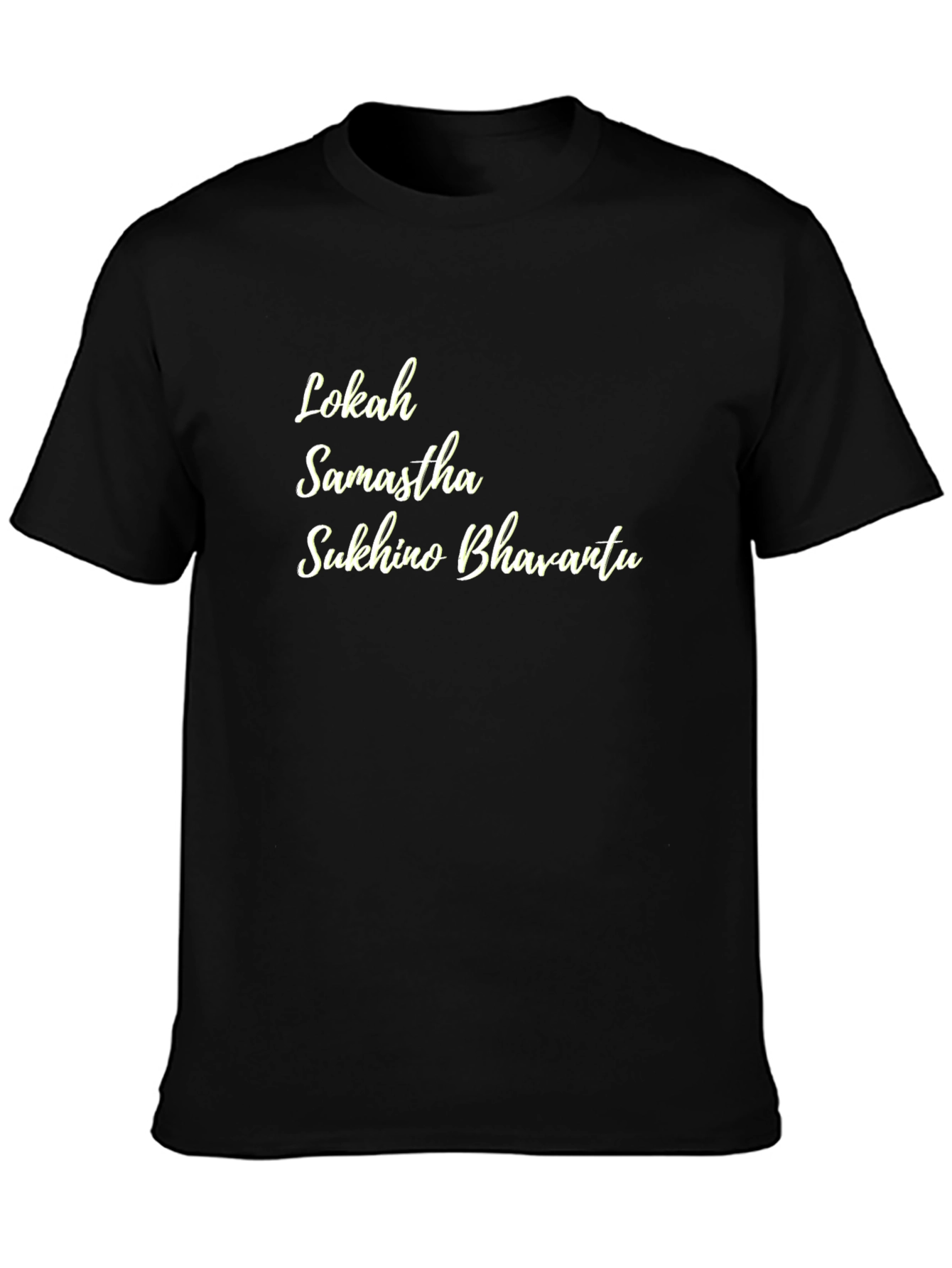 Lokah Samastah Black T-Shirt
