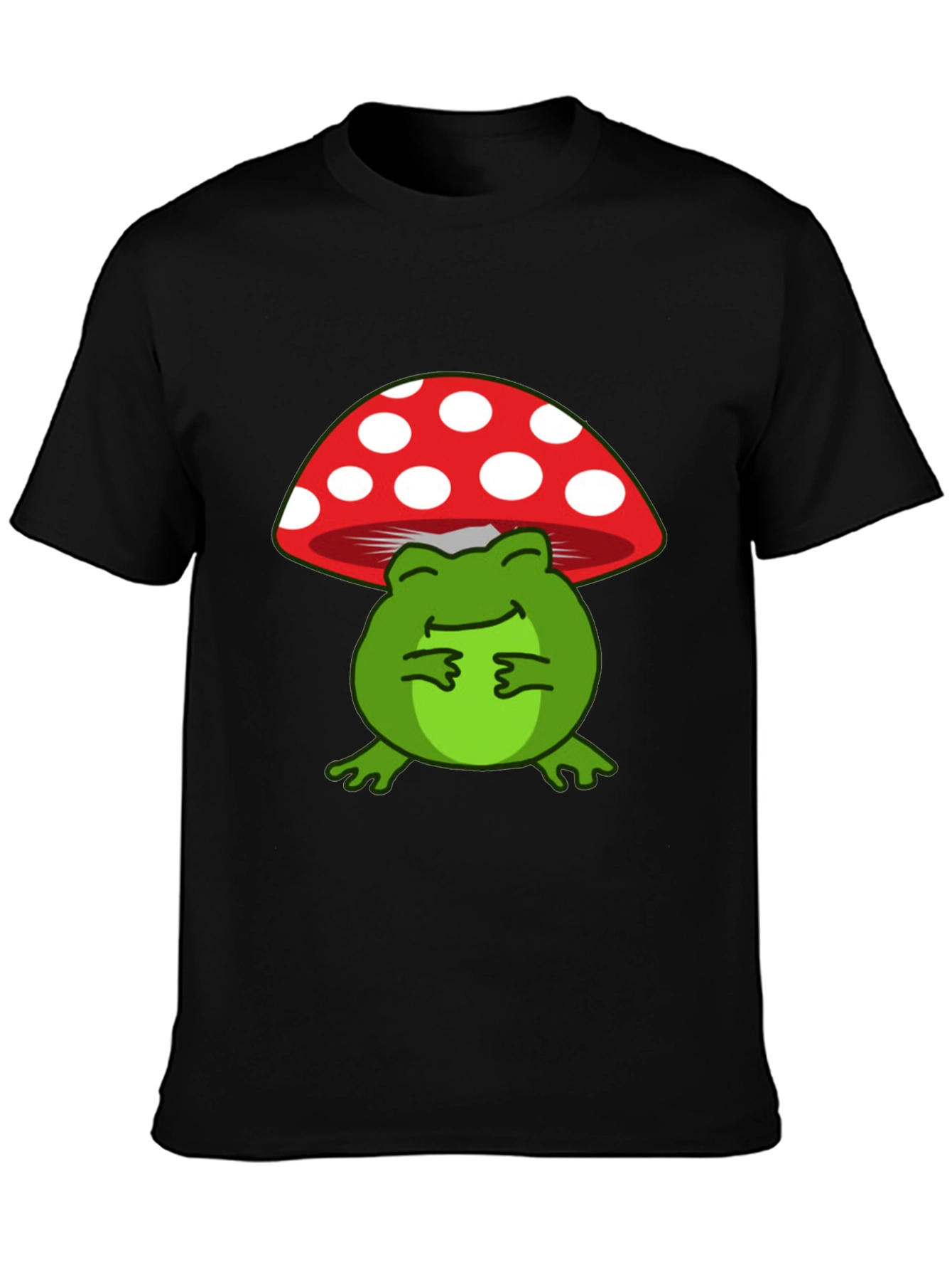 Frog Mushroom T-Shirt: Cute and Comfortable Tee