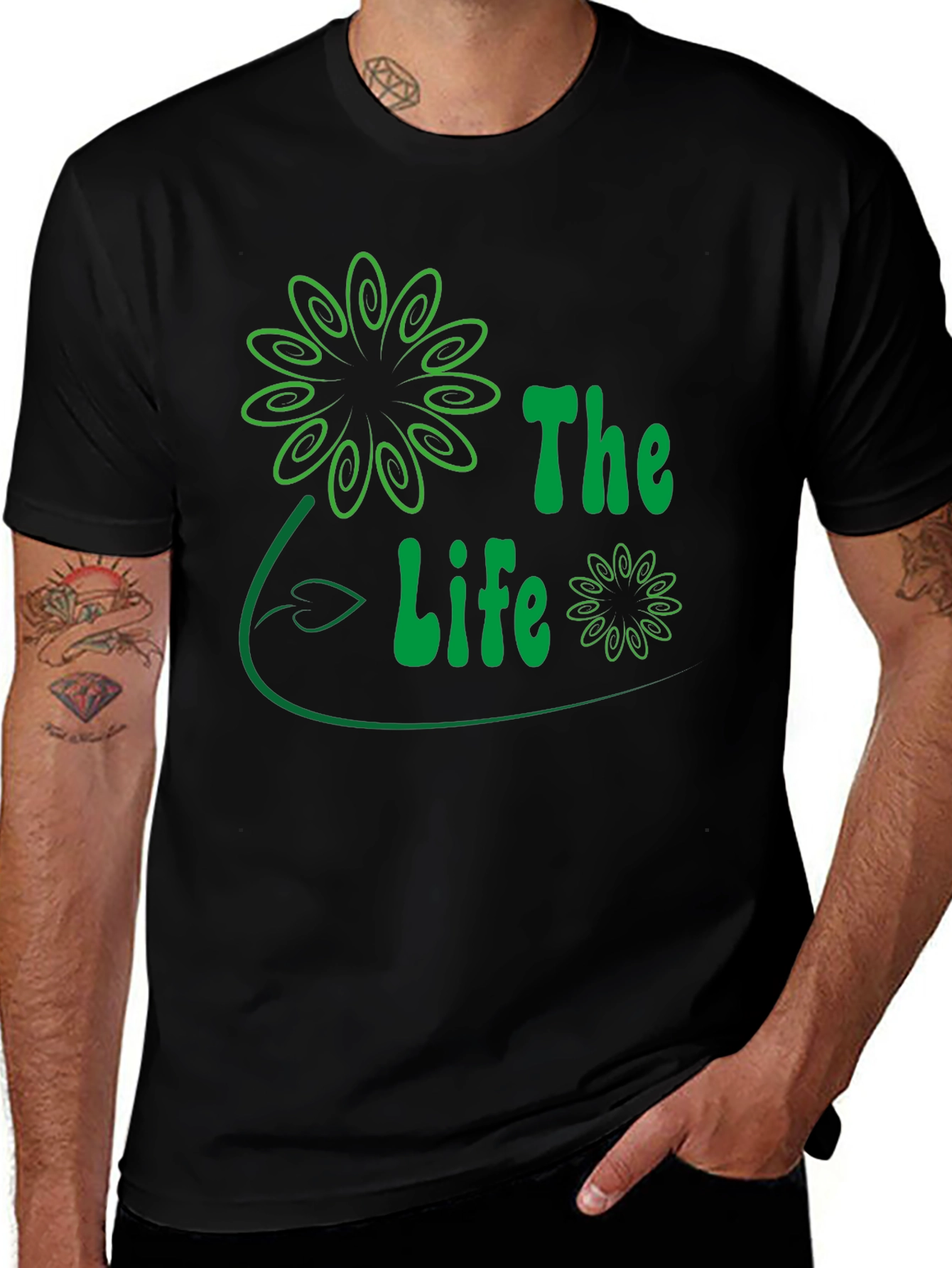 The Life Graphic T-Shirt - Black