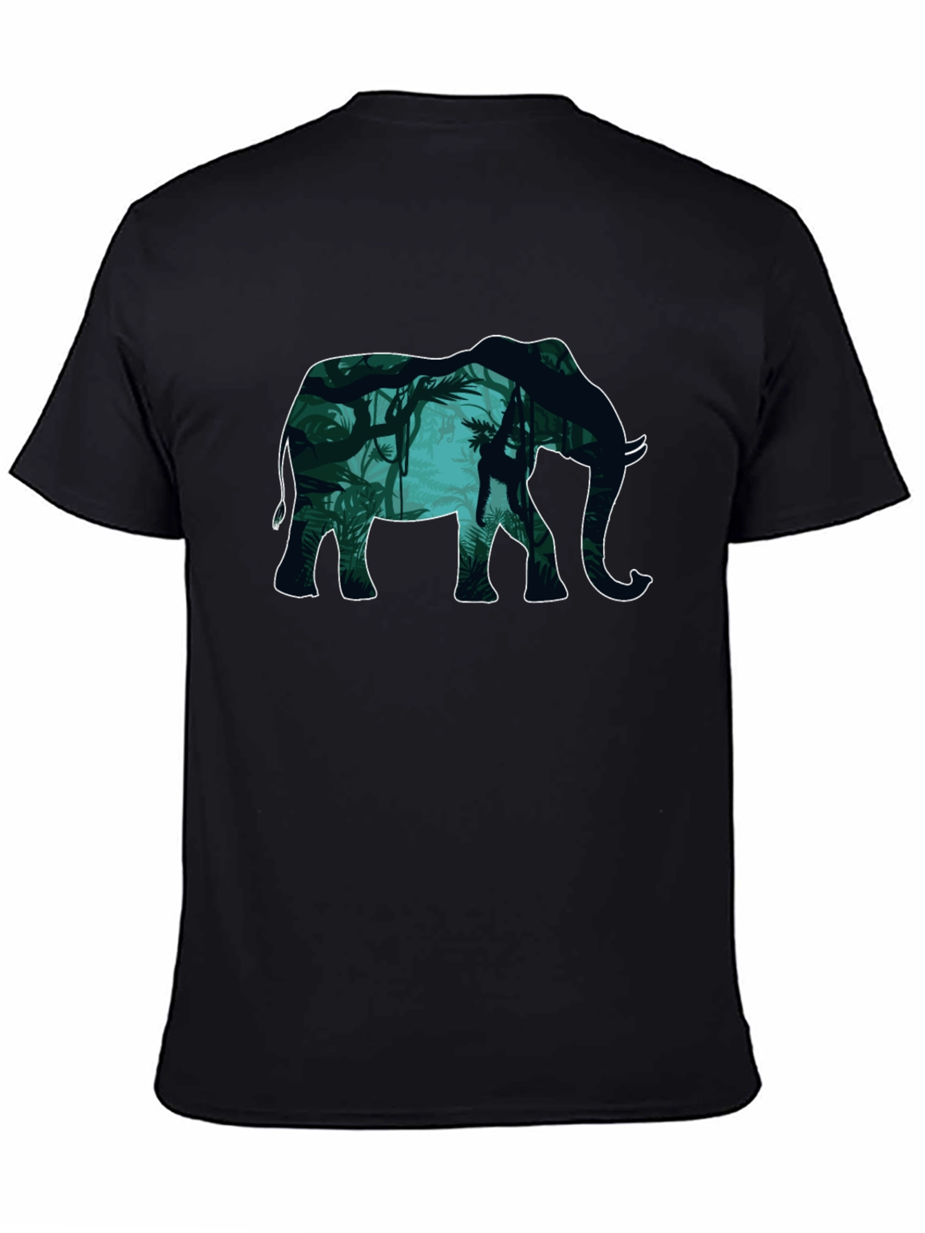 Elephant Jungle Graphic T-Shirt