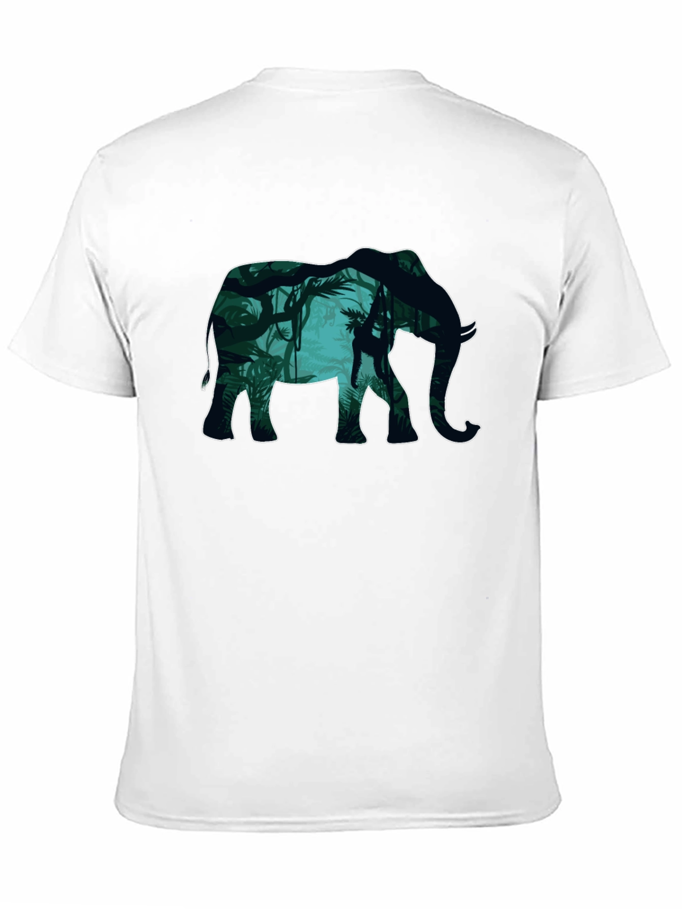 Elephant Jungle Graphic T-Shirt