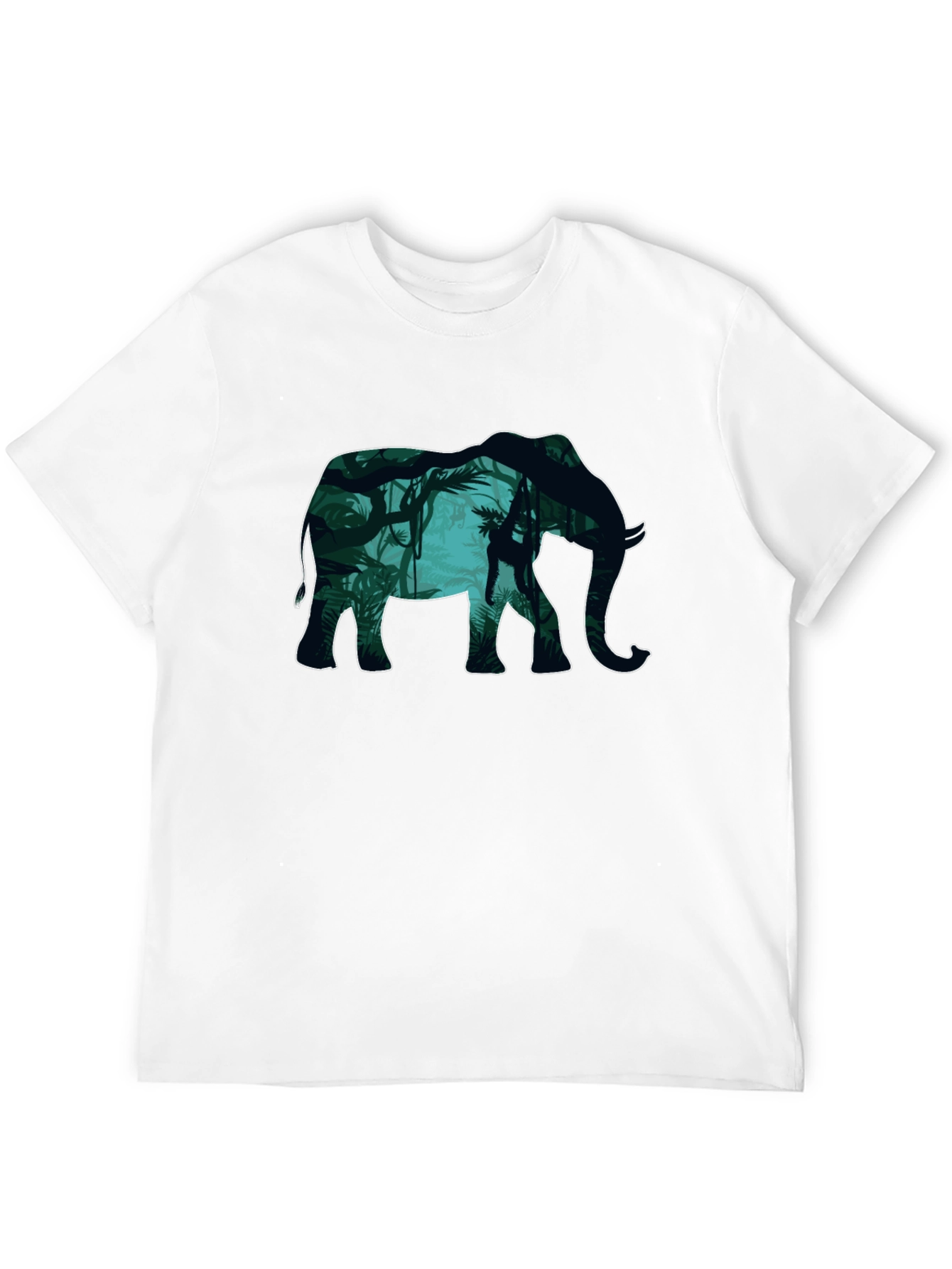Elephant Jungle Graphic T-Shirt