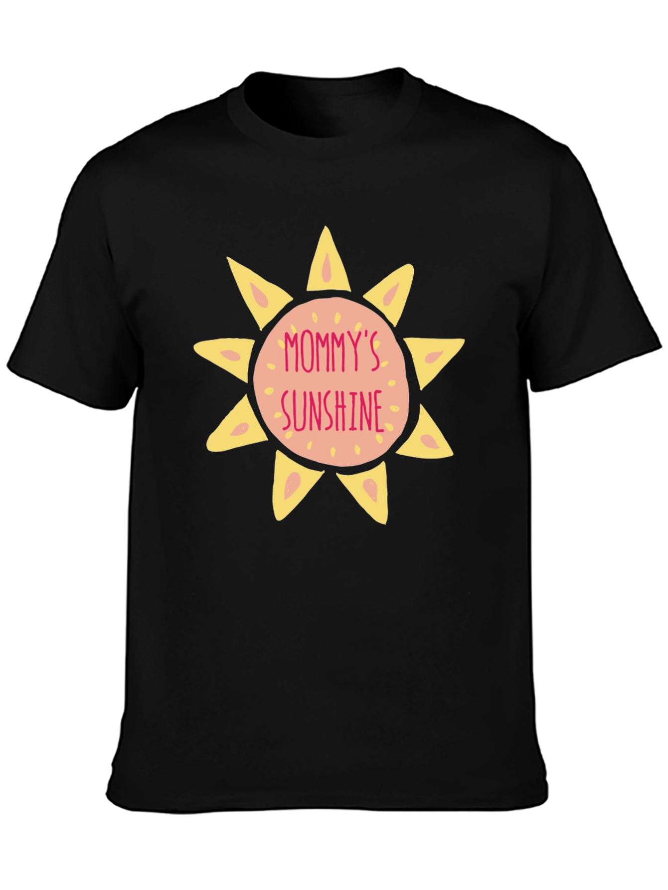 Mommys Sunshine Graphic Tee - Black