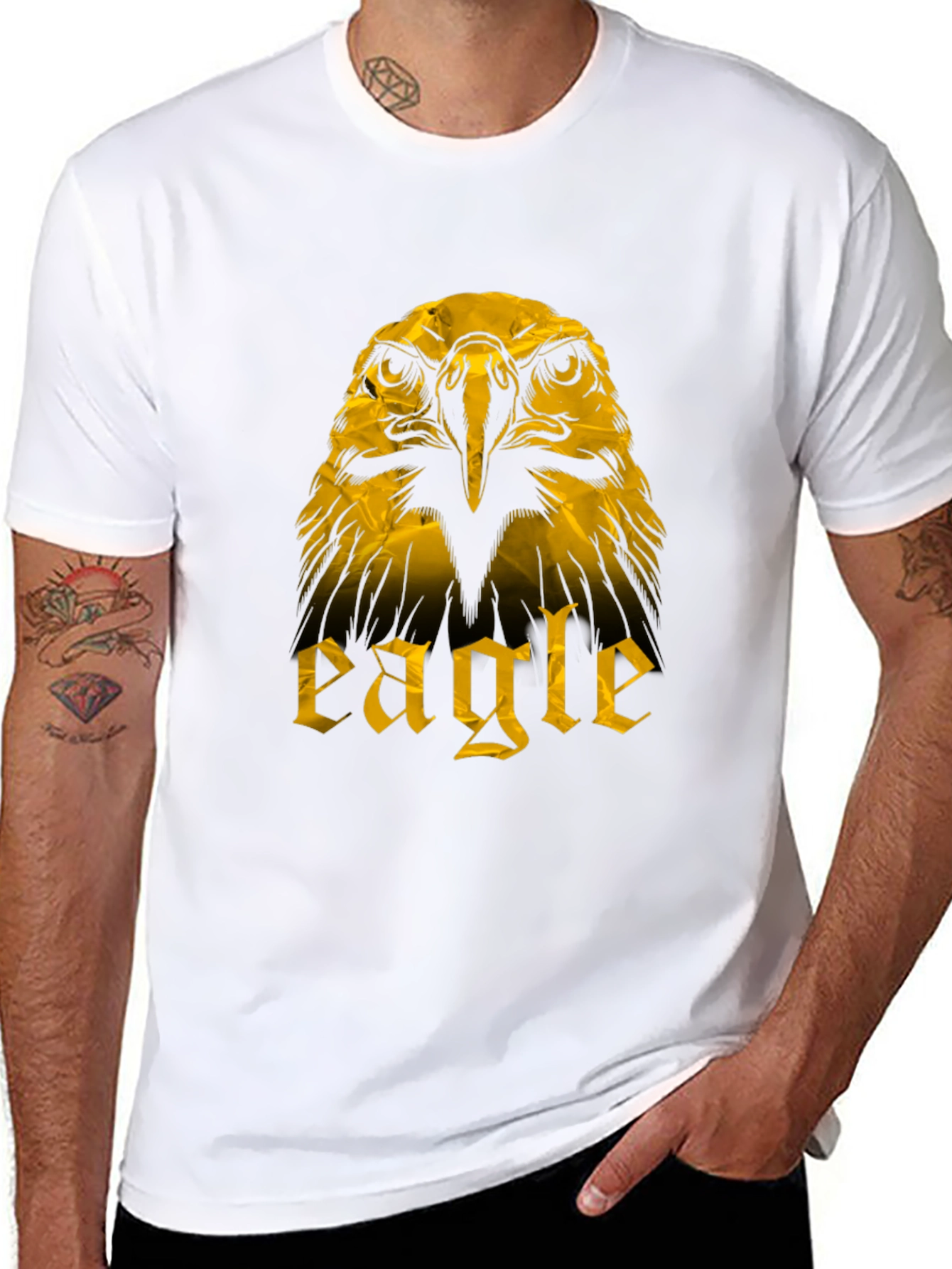 Eagle Graphic Tee - Bold Bird Design