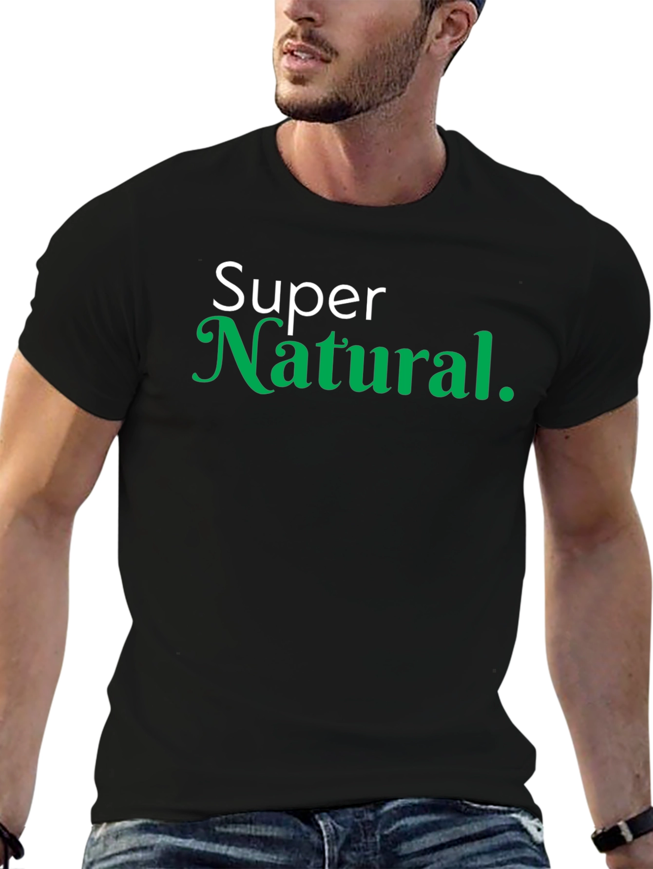 Super Natural Graphic Tee - Black