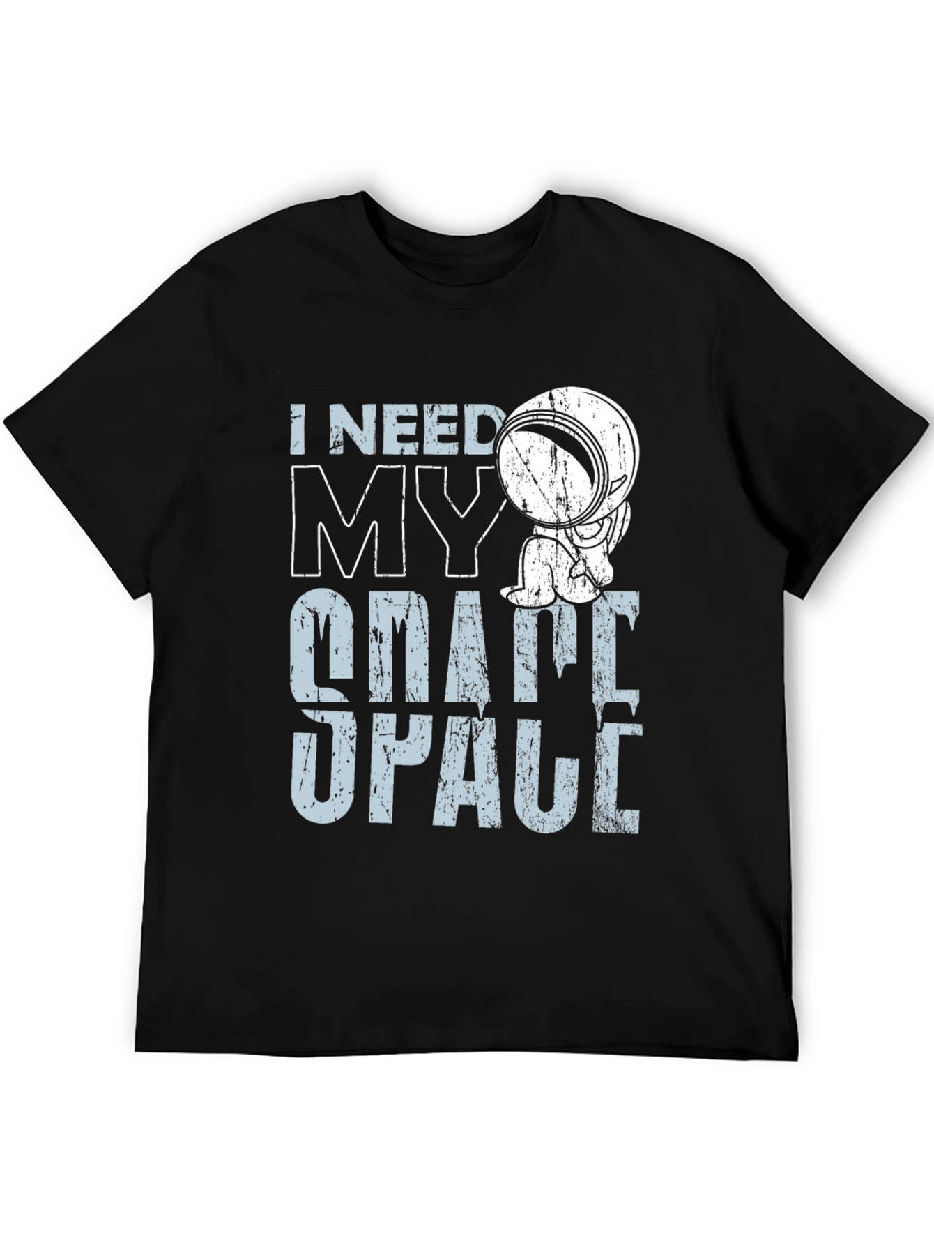 I Need My Space Graphic Tee - Astronaut Design