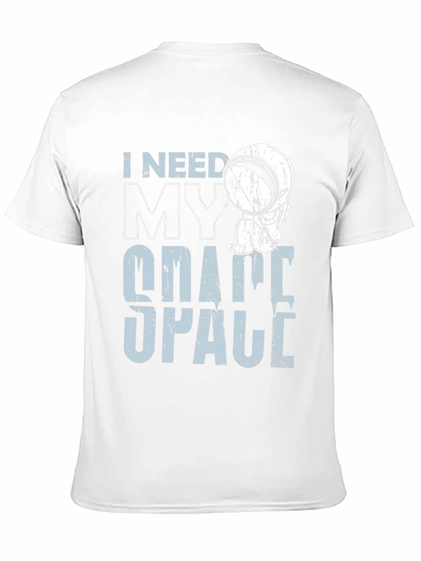 I Need My Space Graphic Tee - Astronaut Design