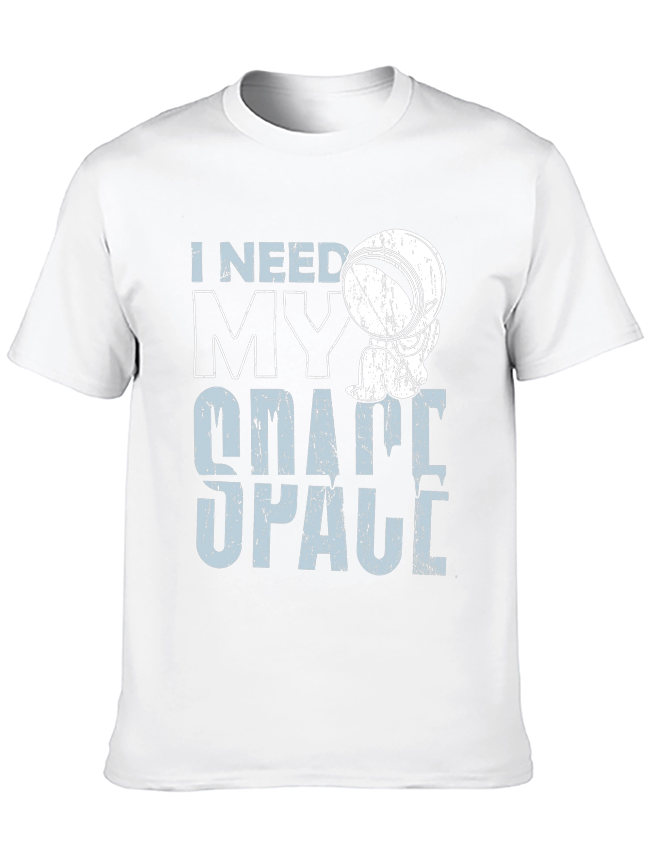 I Need My Space Graphic Tee - Astronaut Design