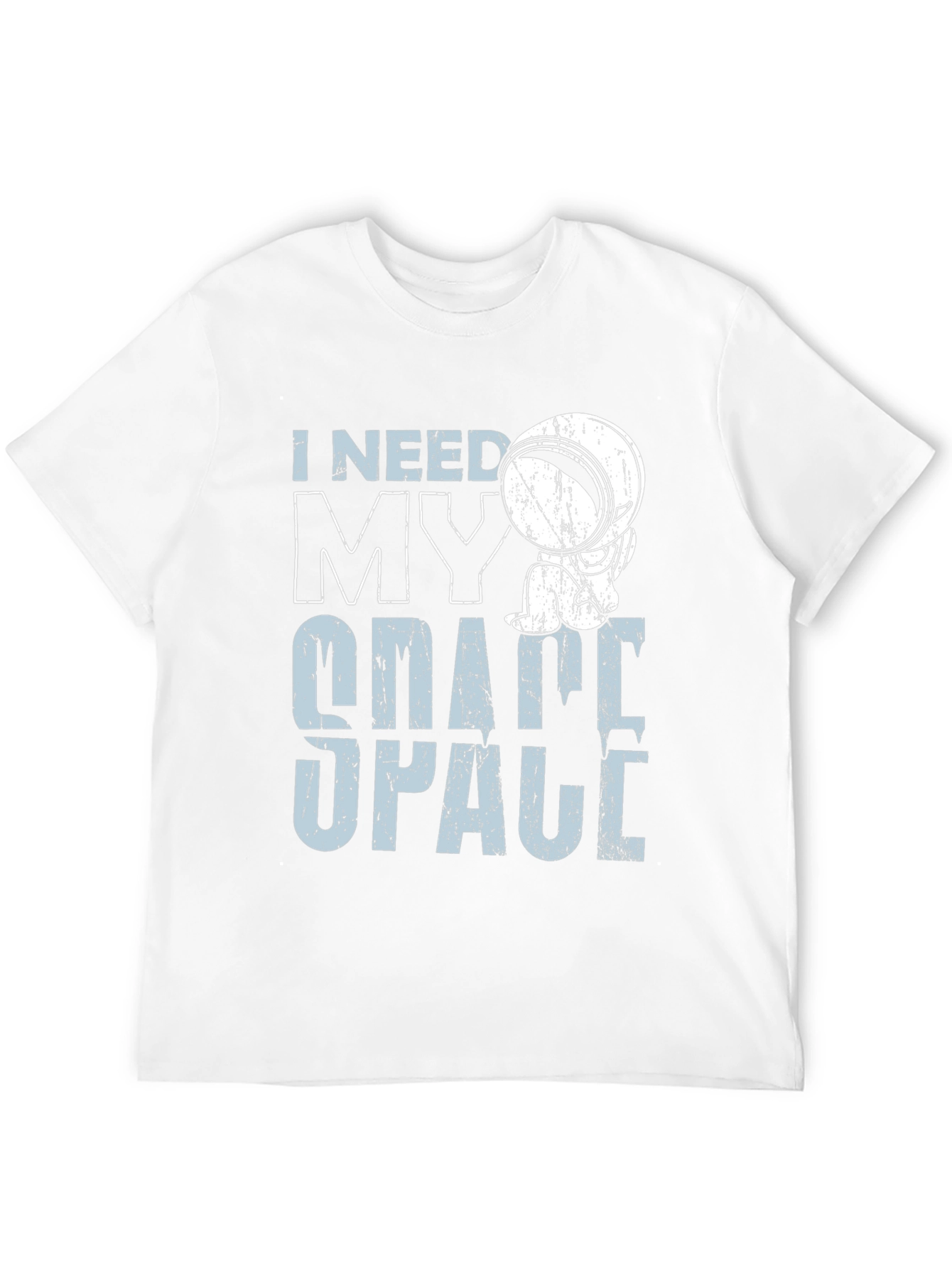 I Need My Space Graphic Tee - Astronaut Design