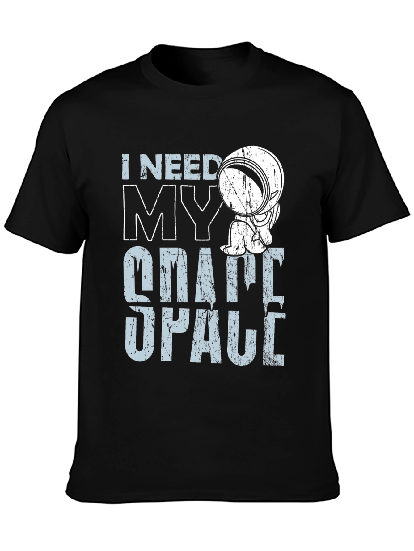 I Need My Space Graphic Tee - Astronaut Design