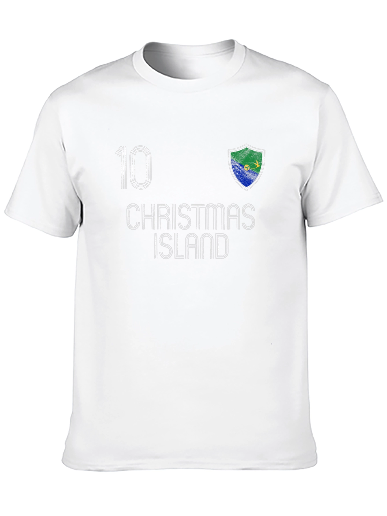 Christmas Island Soccer Jersey Style T-Shirt