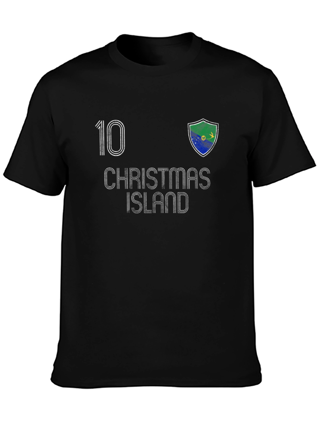 Christmas Island Soccer Jersey Style T-Shirt