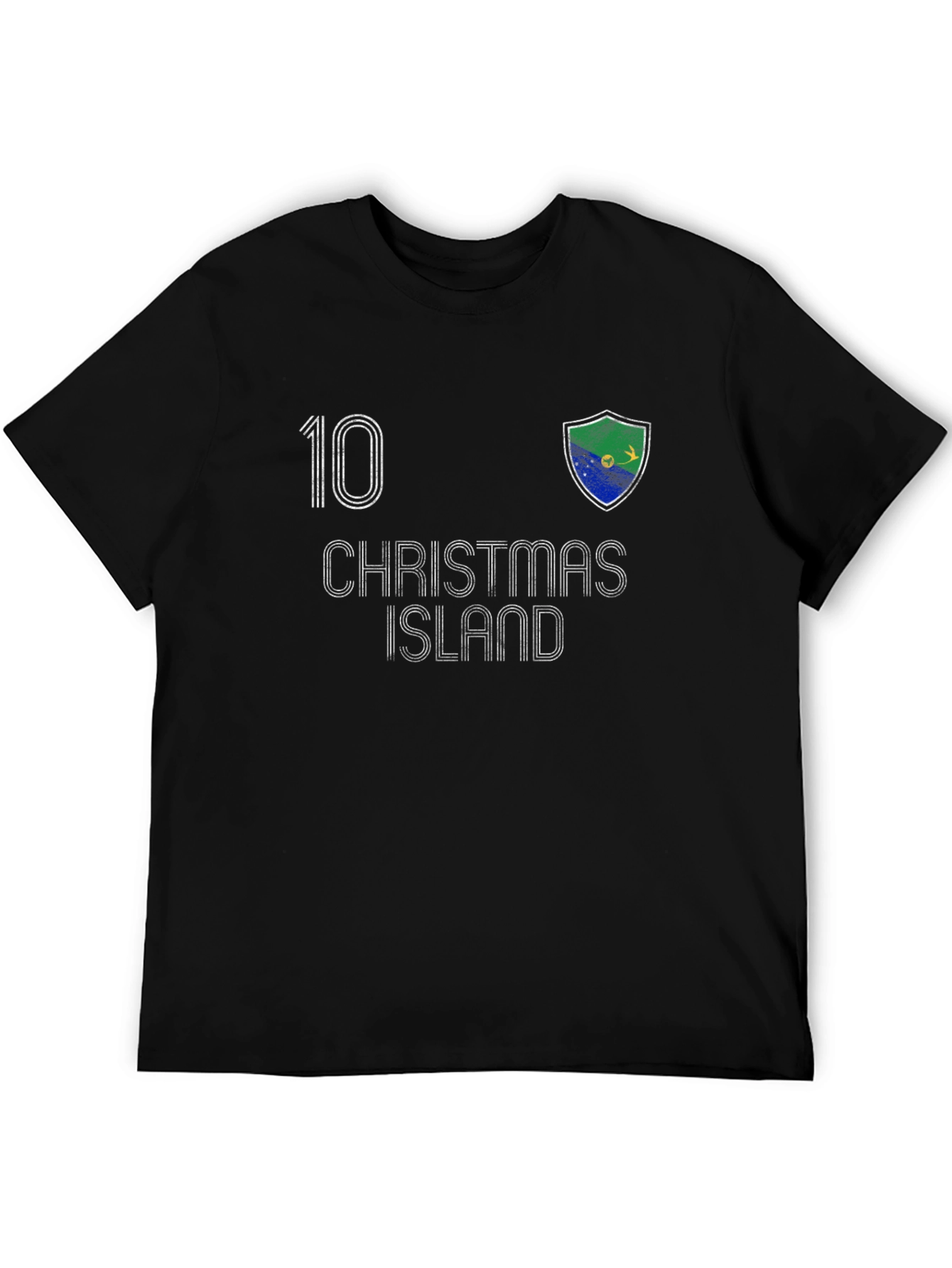 Christmas Island Soccer Jersey Style T-Shirt