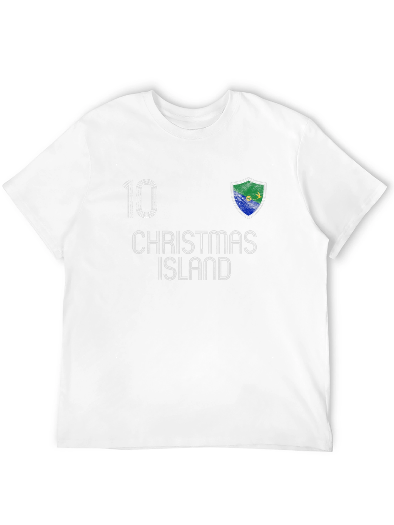 Christmas Island Soccer Jersey Style T-Shirt