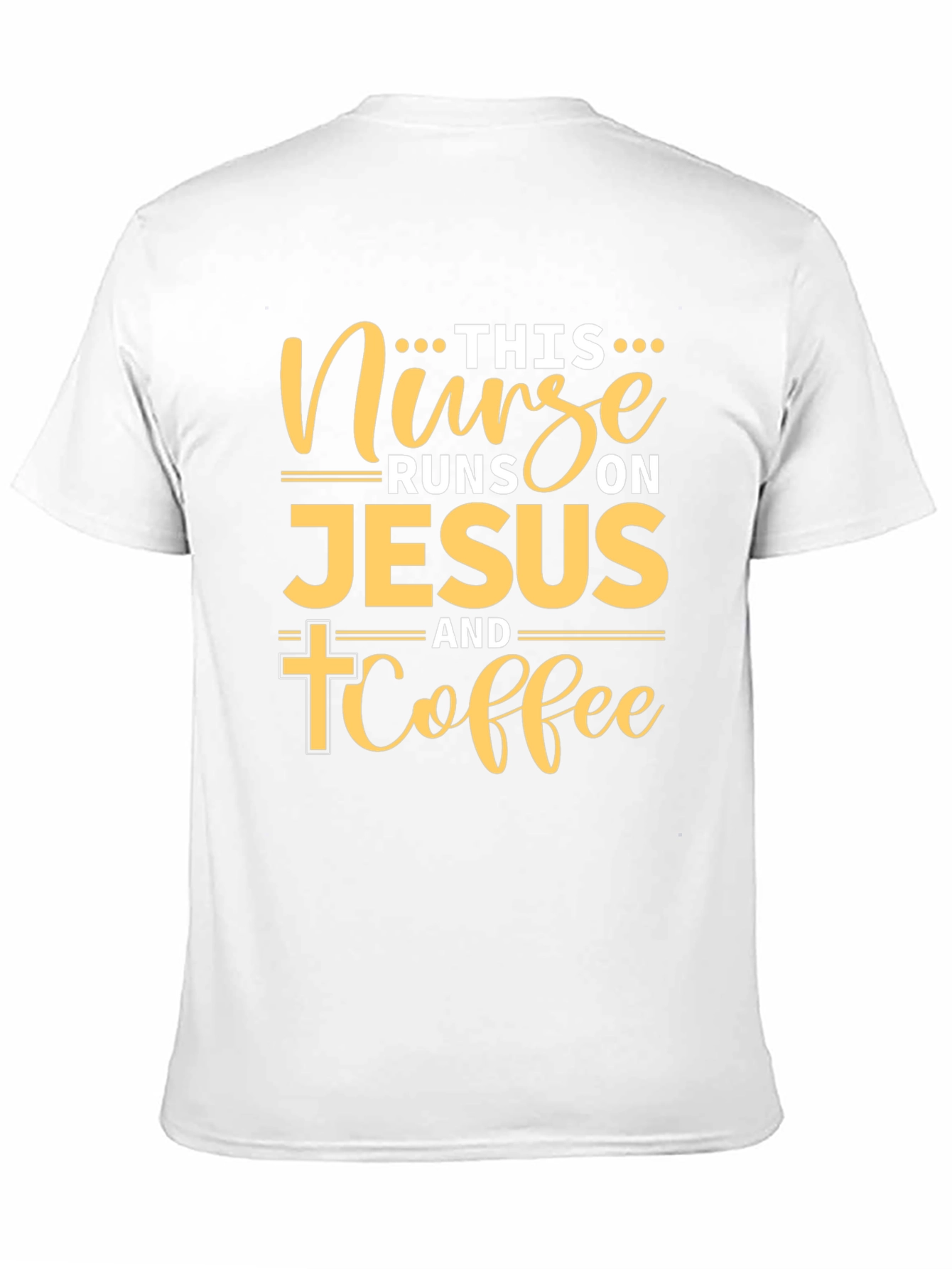 Nurse Runs on Jesus & Coffee T-Shirt