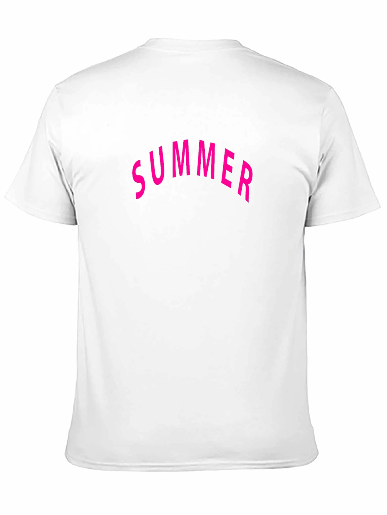 Summer Pink Graphic Black Tee