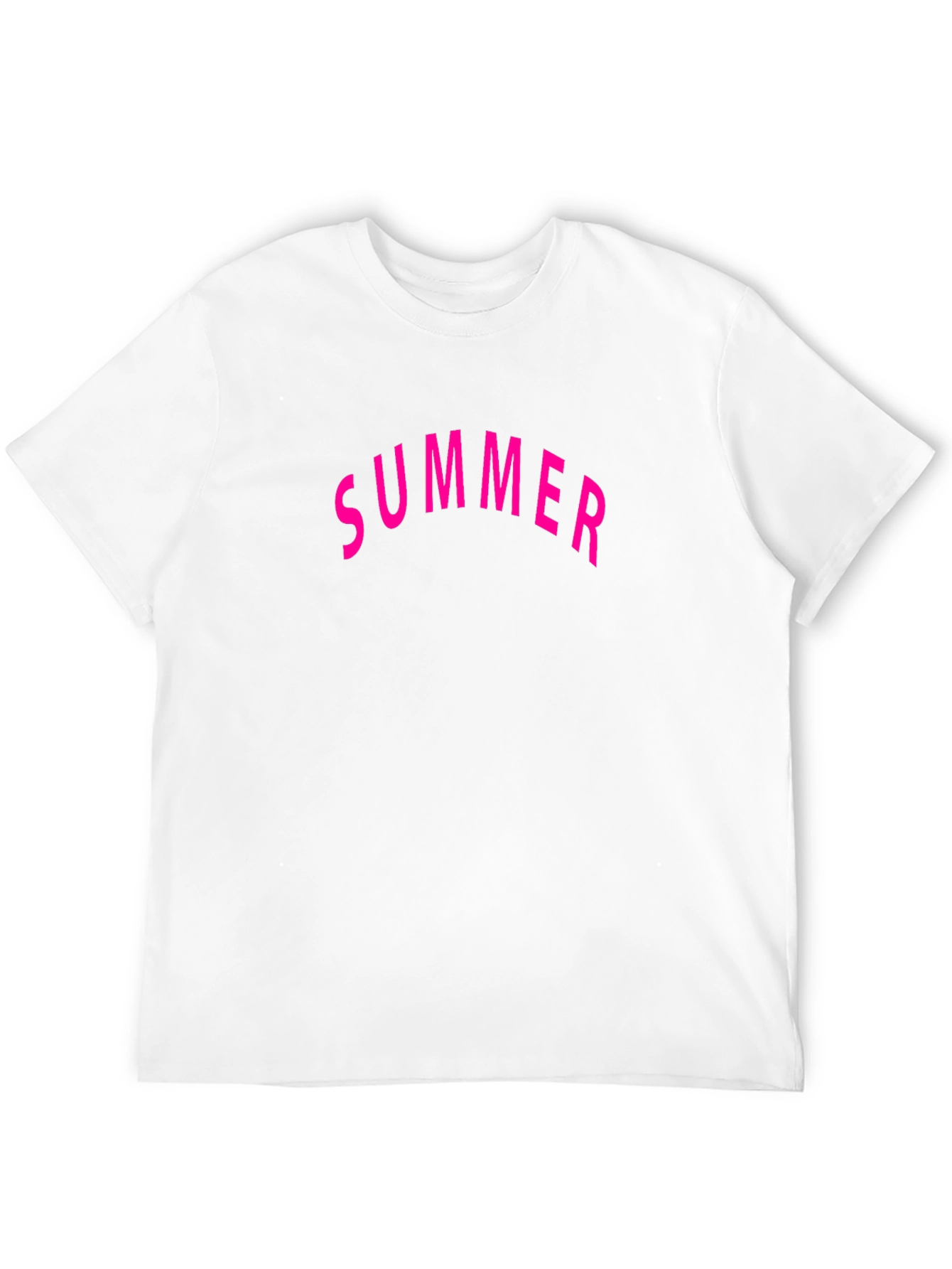Summer Pink Graphic Black Tee