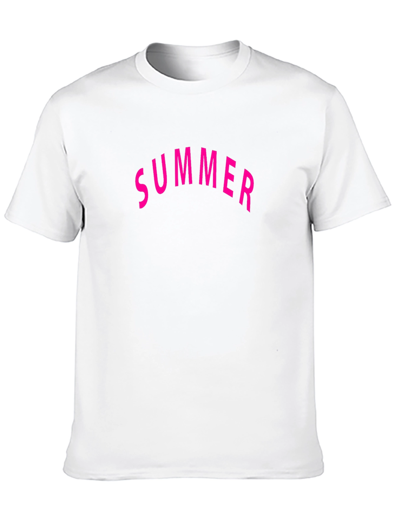 Summer Pink Graphic Black Tee