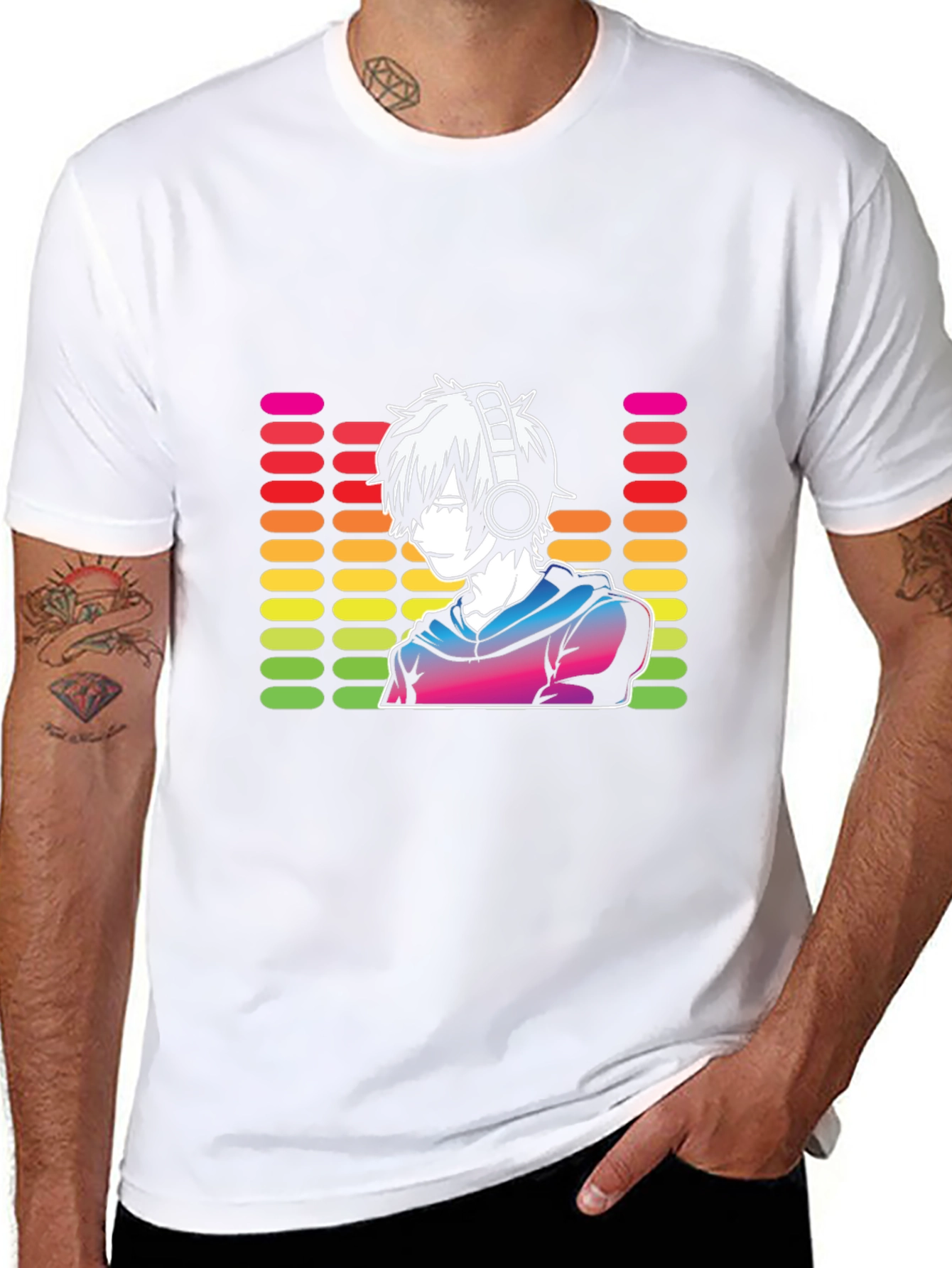 Anime DJ Graphic Tee