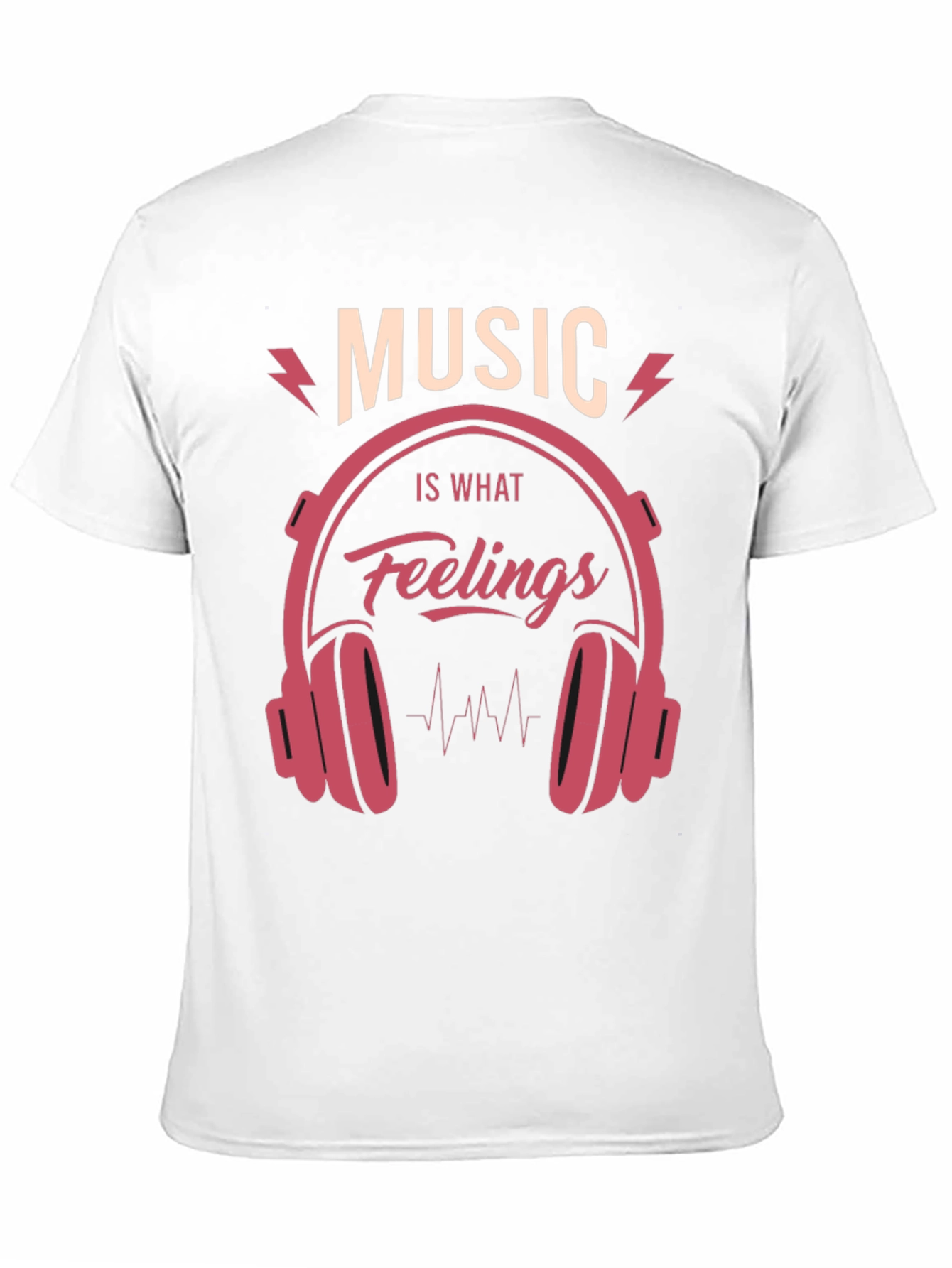 Music is What Feelings Sound Like Graphic Tee