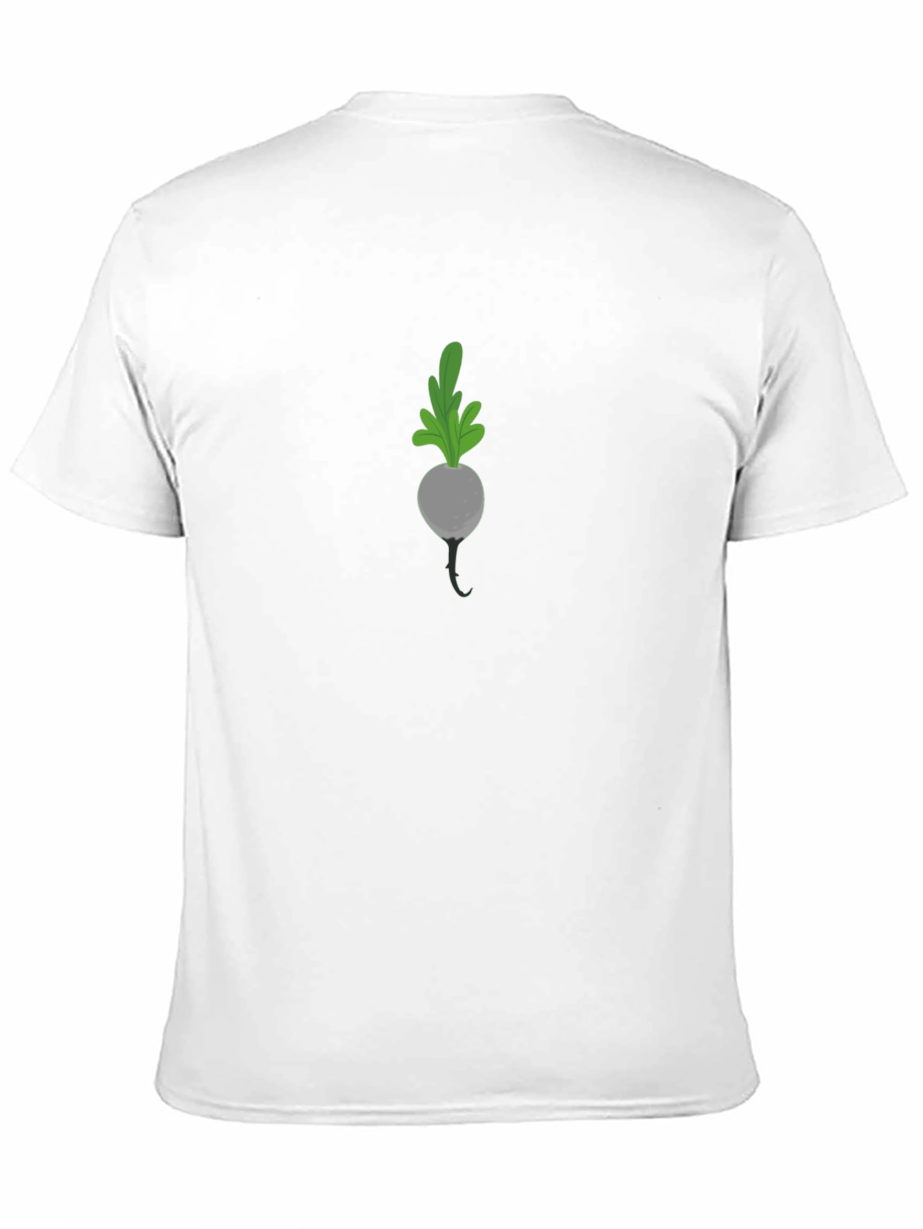 Radish Graphic Tee - Black Casual T-Shirt