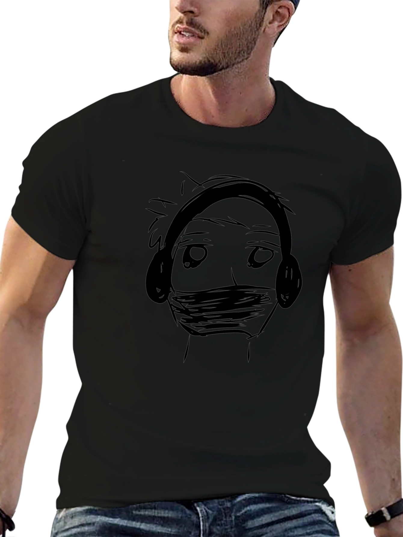 Sketchy Style Tee - Unique Graphic T-Shirt
