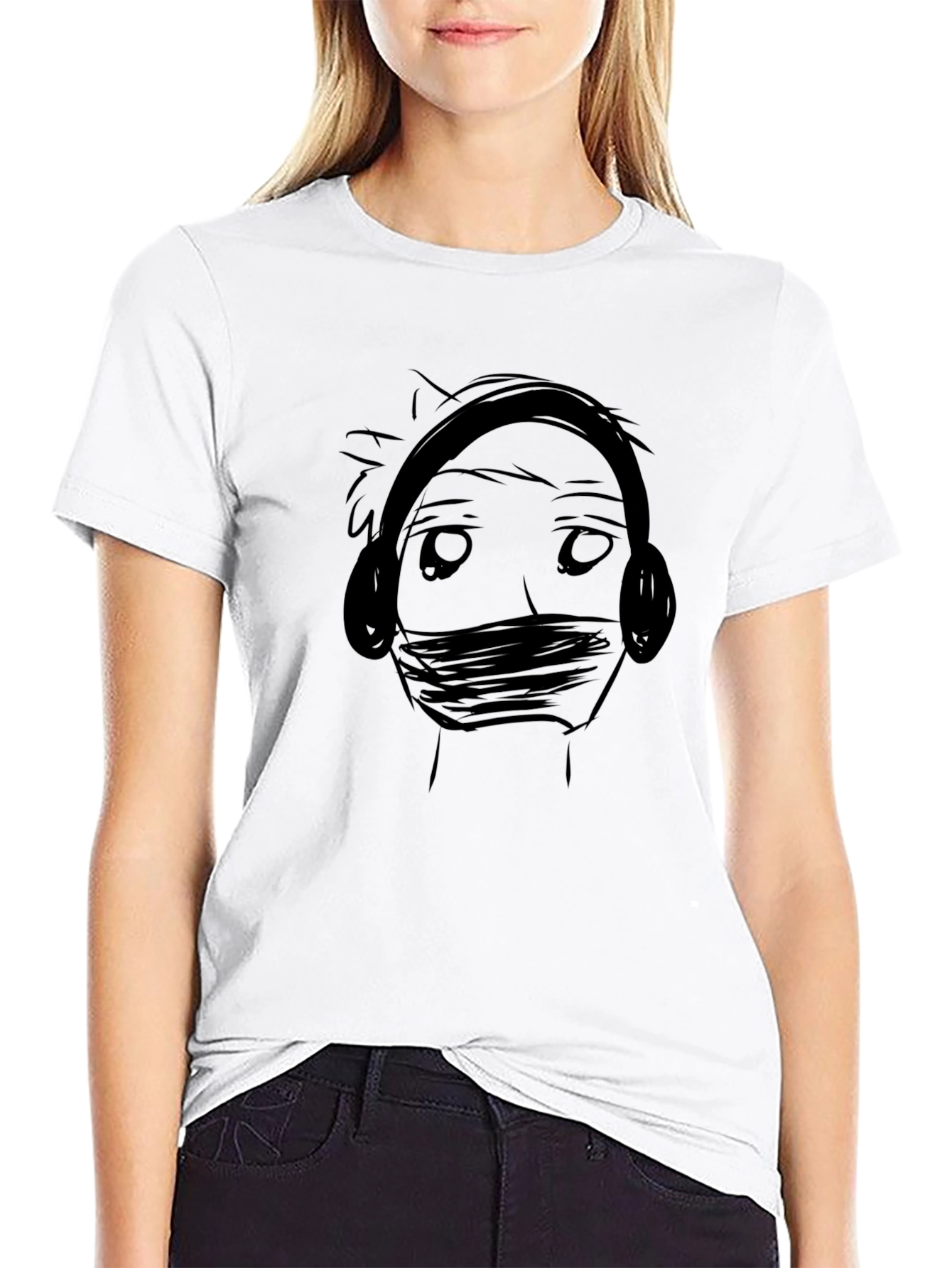 Sketchy Style Tee - Unique Graphic T-Shirt