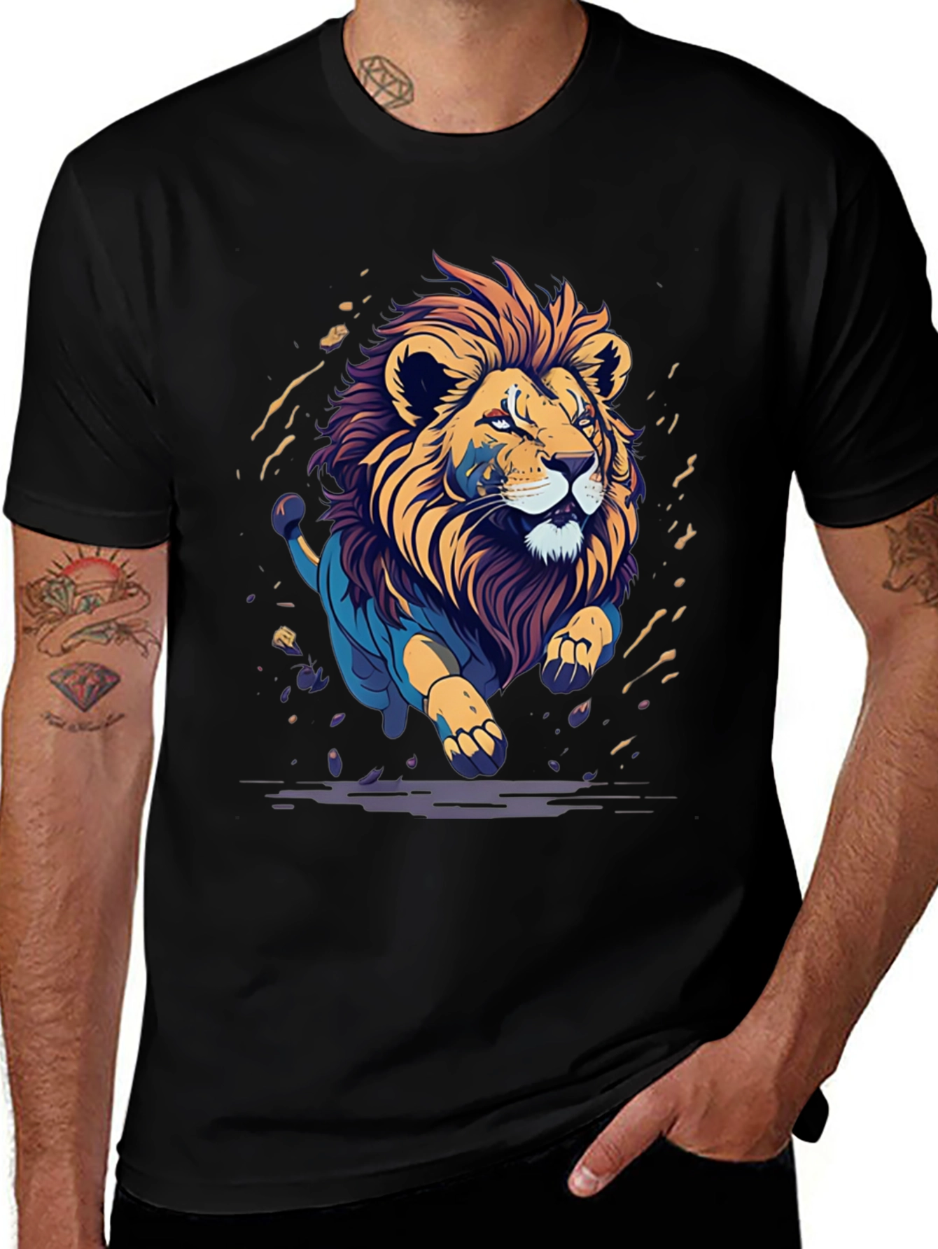 Lion Graphic T-Shirt - Bold Style